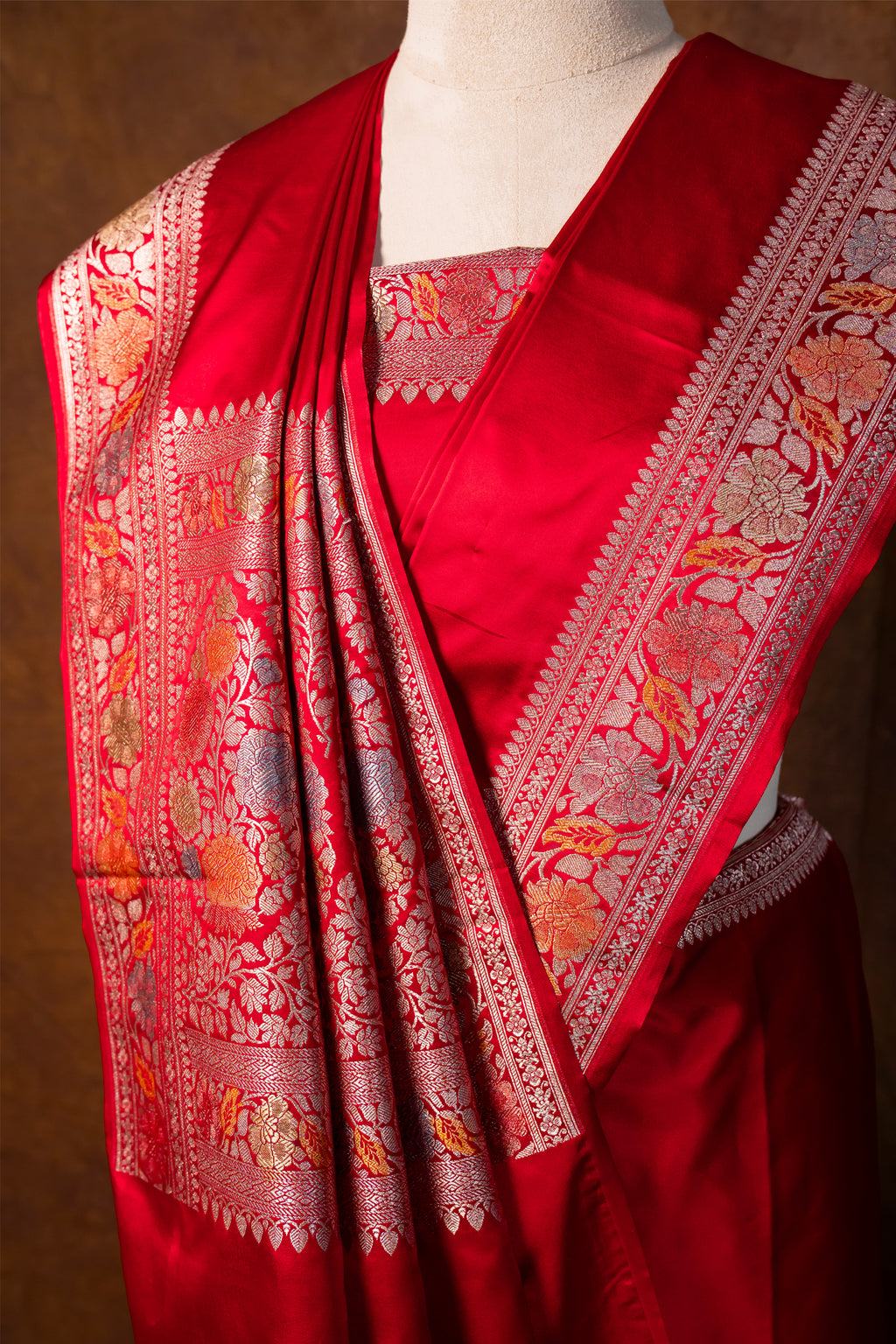 Banarasi Mashru Silk Saree - AMAS5134