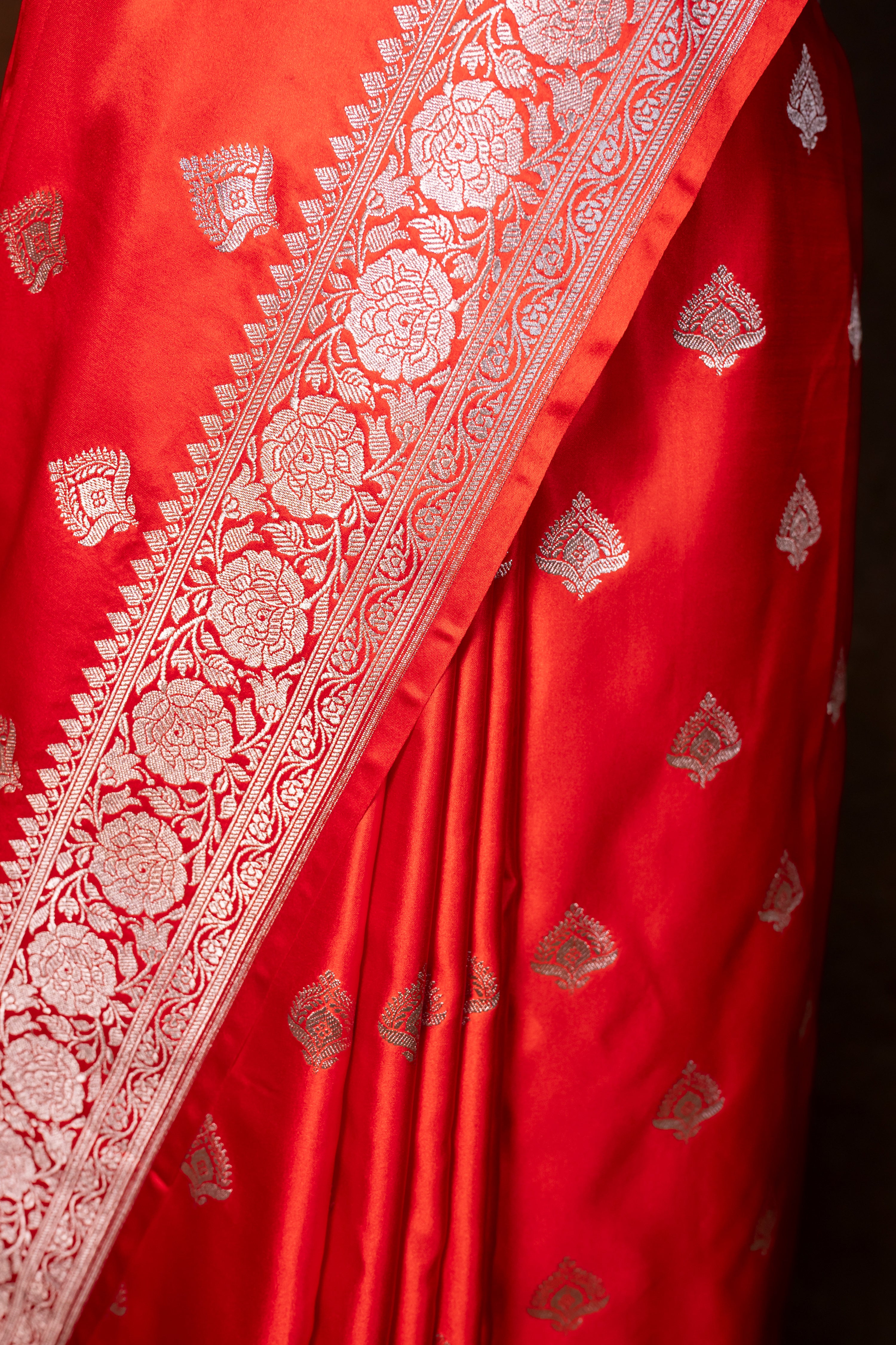 Banarasi Mashru Silk Saree - AMAS3923