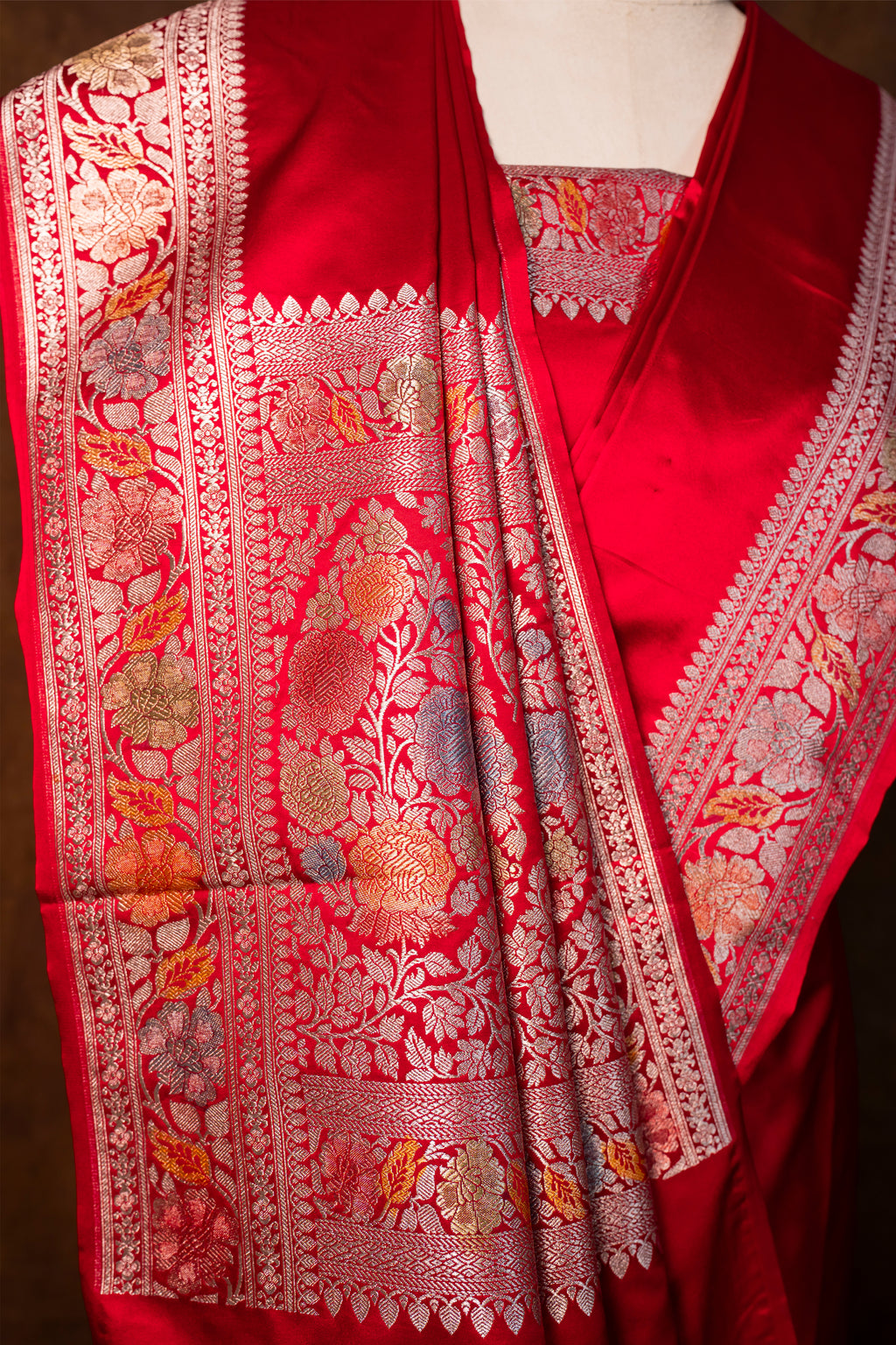 Banarasi Mashru Silk Saree - AMAS5134