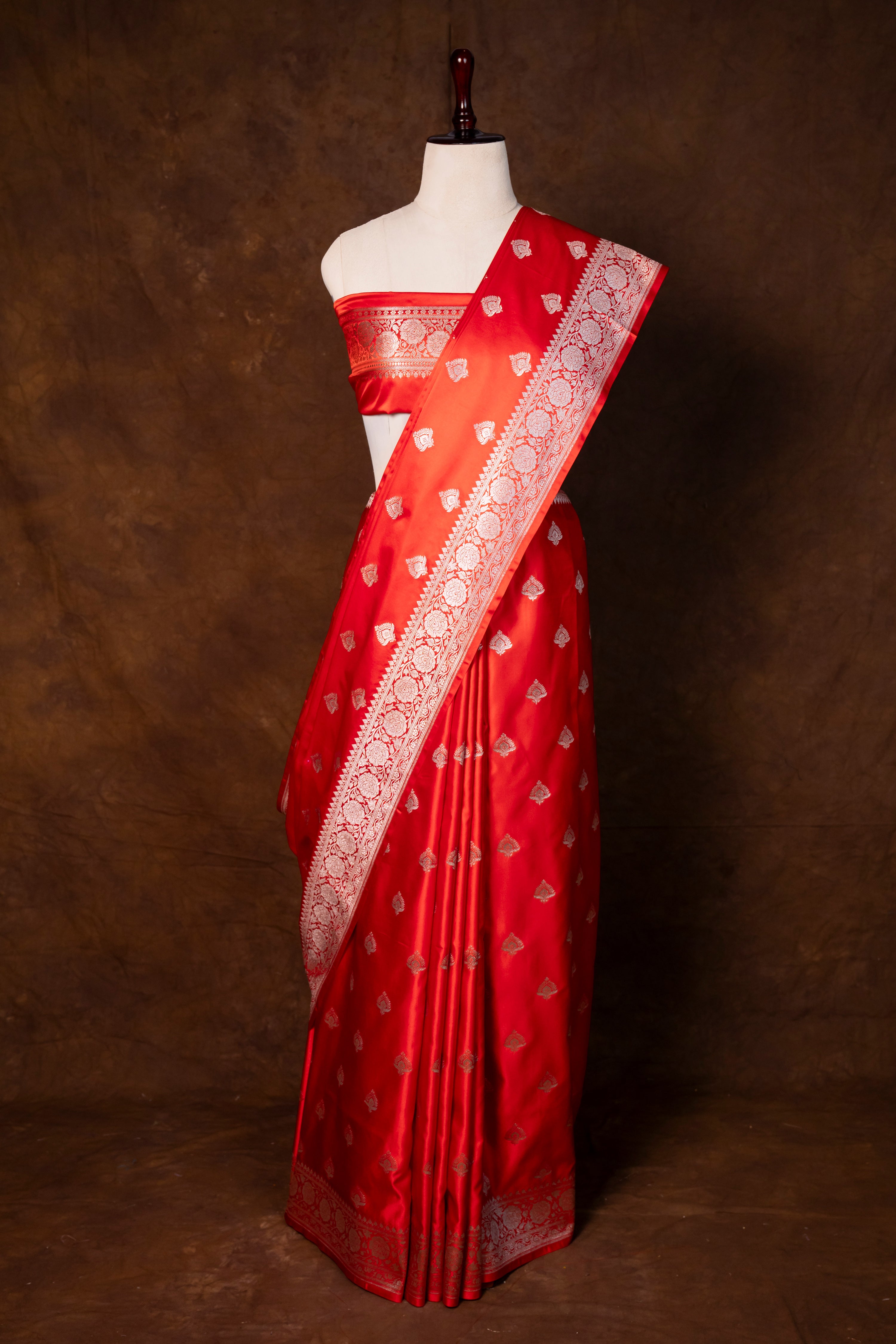Banarasi Mashru Silk Saree - AMAS3923