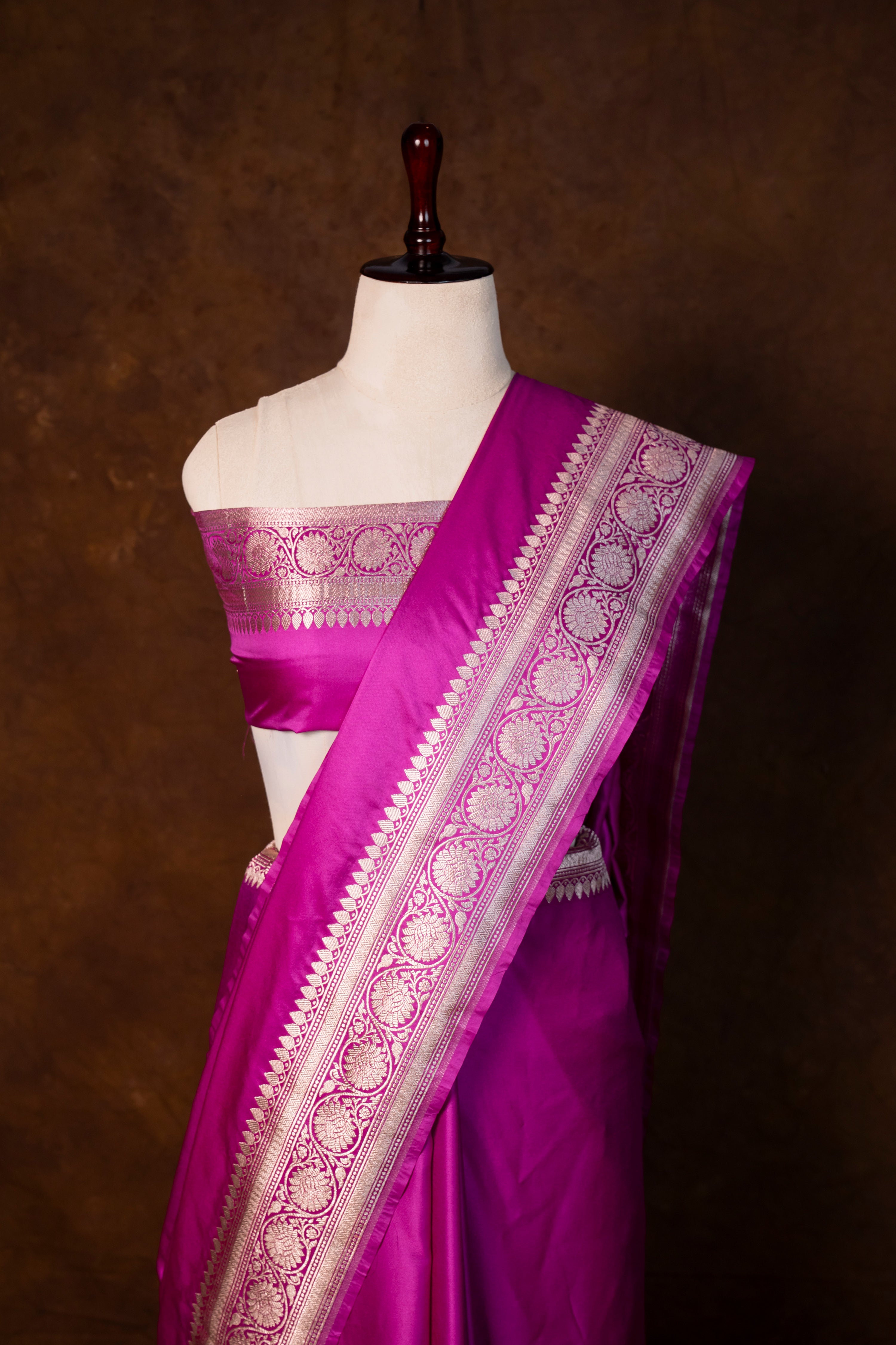 Banarasi Mashru Silk Saree - AMAS4125