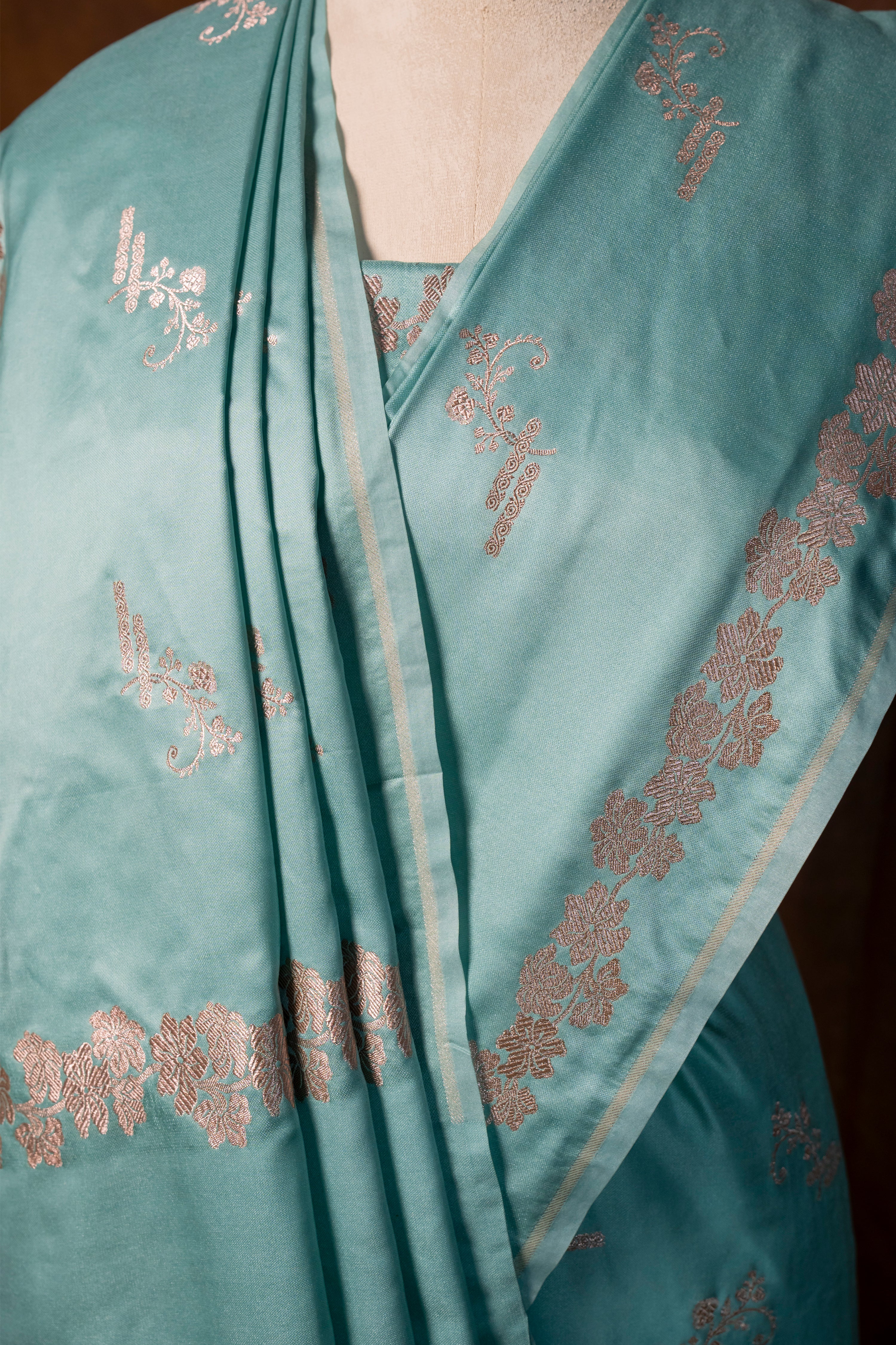 Banarasi Mashru Silk Saree - AMAS1305