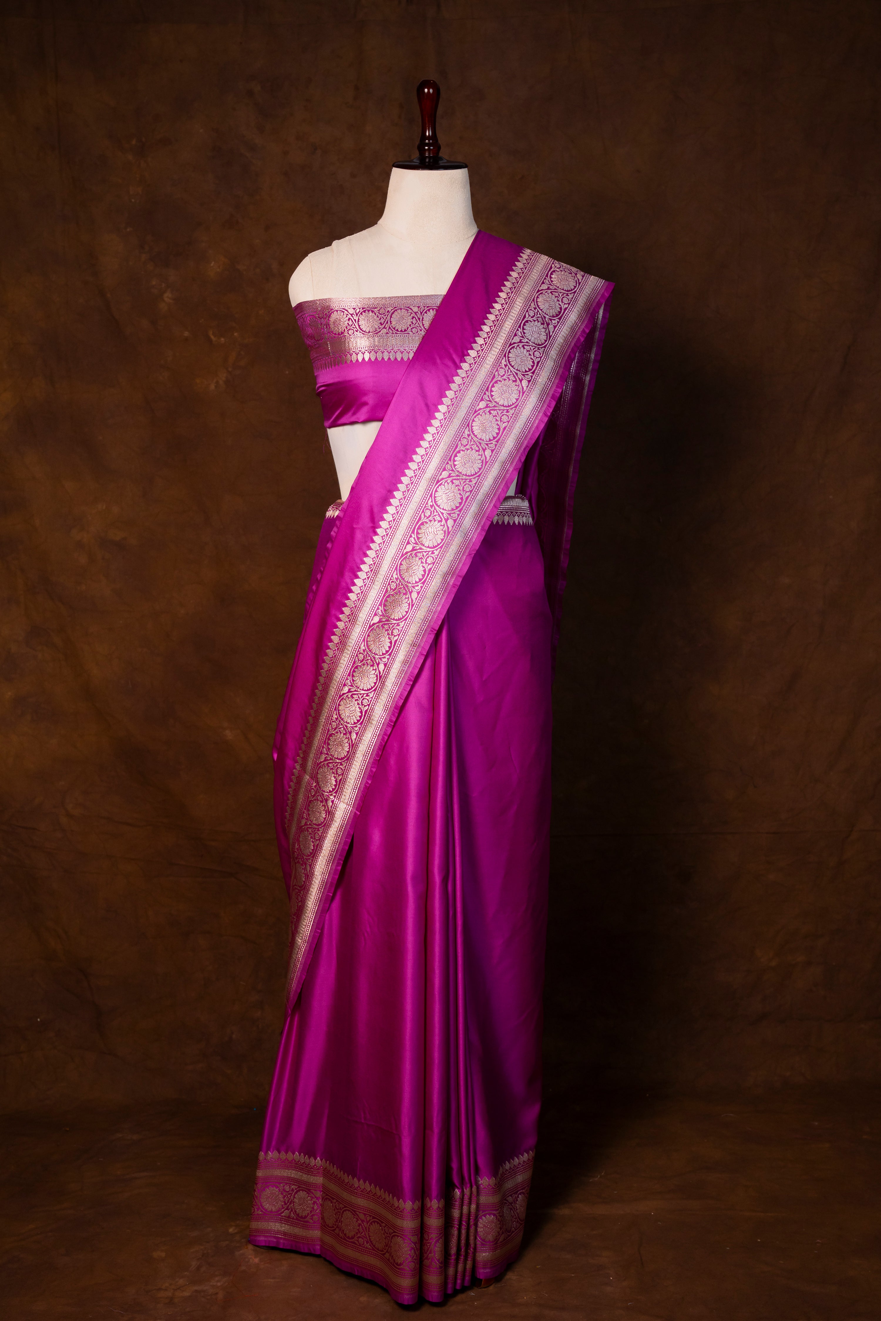Banarasi Mashru Silk Saree - AMAS4125