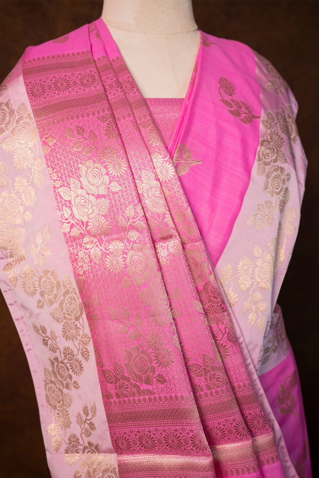 Banarasi Mashru Silk Saree - AMAS4024