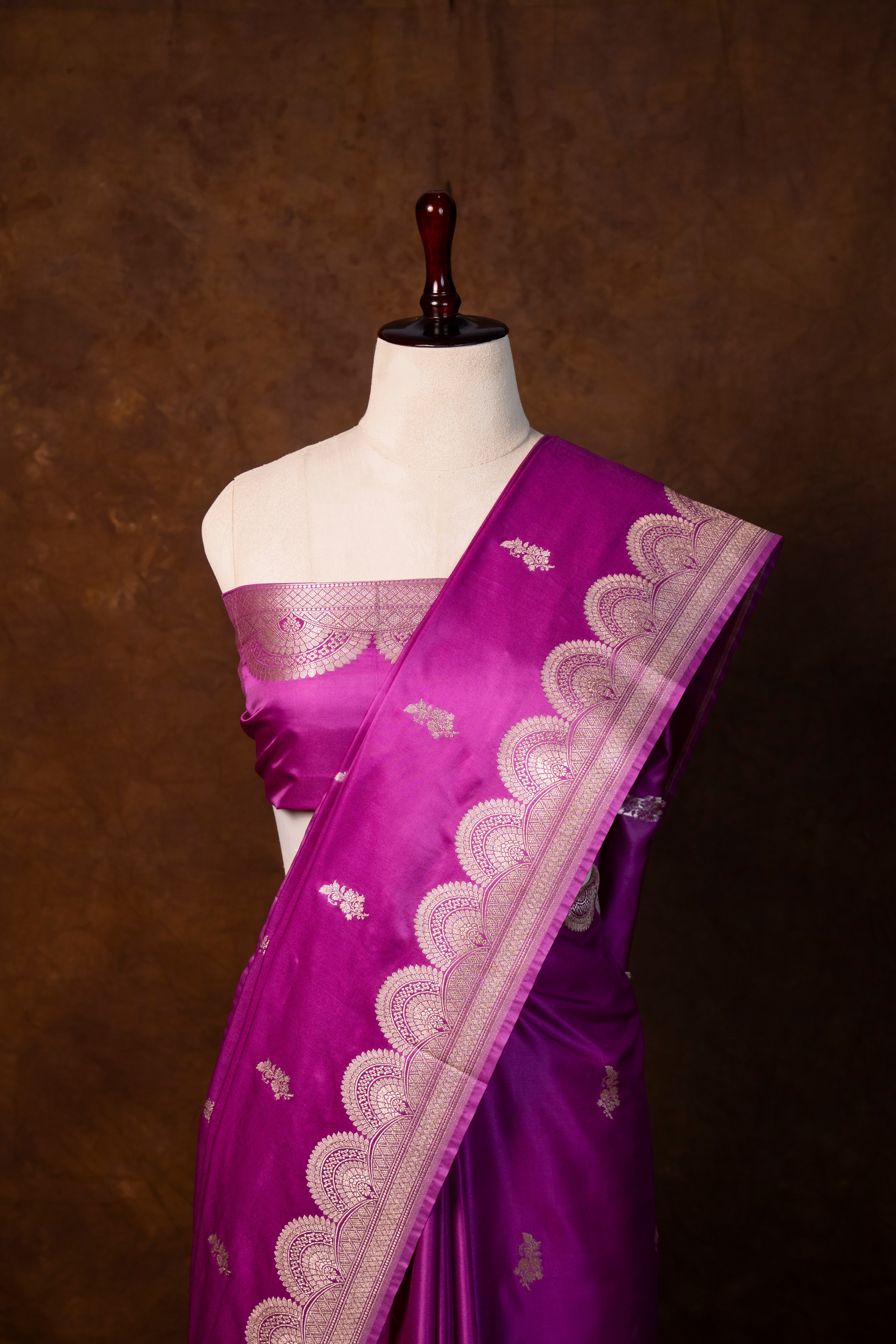 Banarasi Mashru Silk Saree - AMAS5336