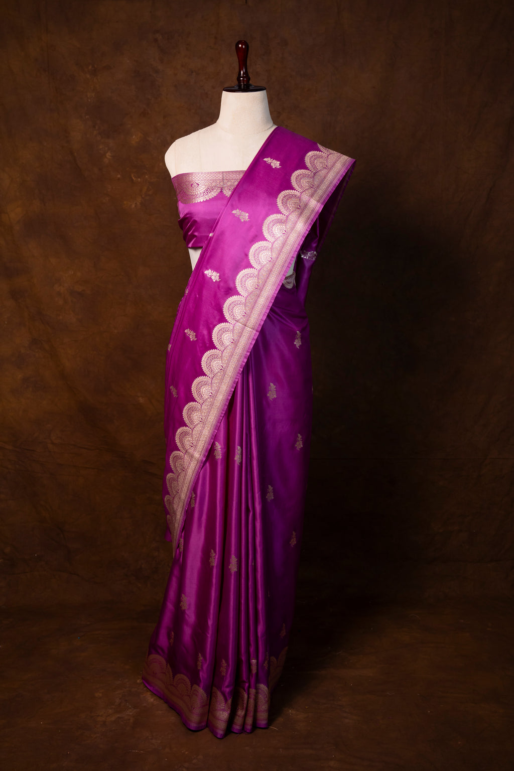 Banarasi Mashru Silk Saree - AMAS5336