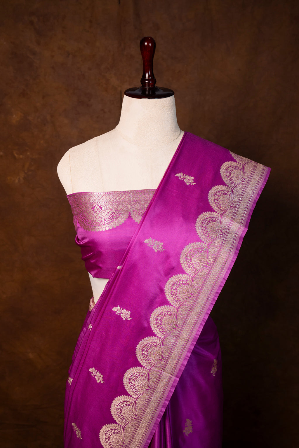 Banarasi Mashru Silk Saree - AMAS5336