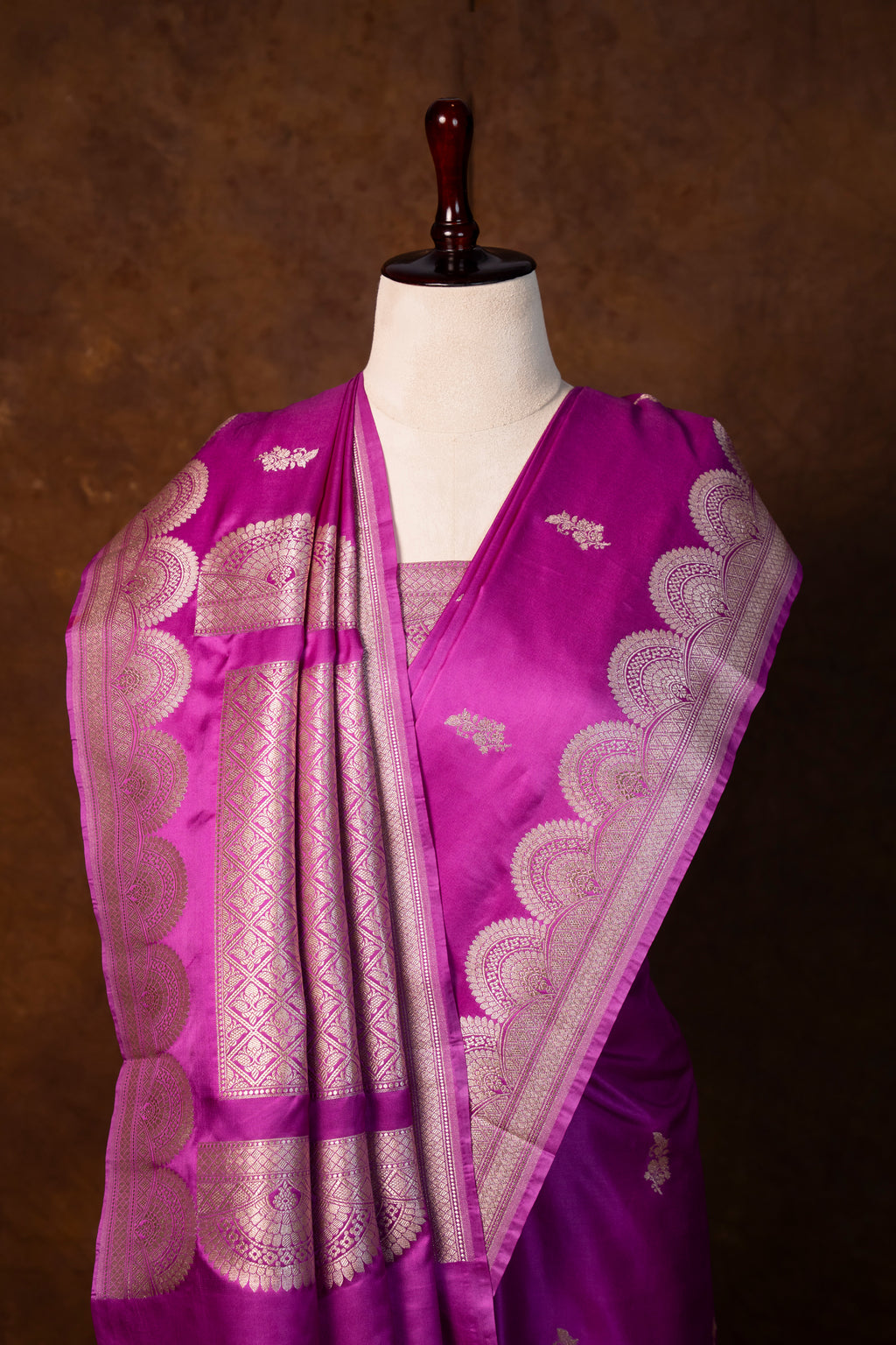 Banarasi Mashru Silk Saree - AMAS5336