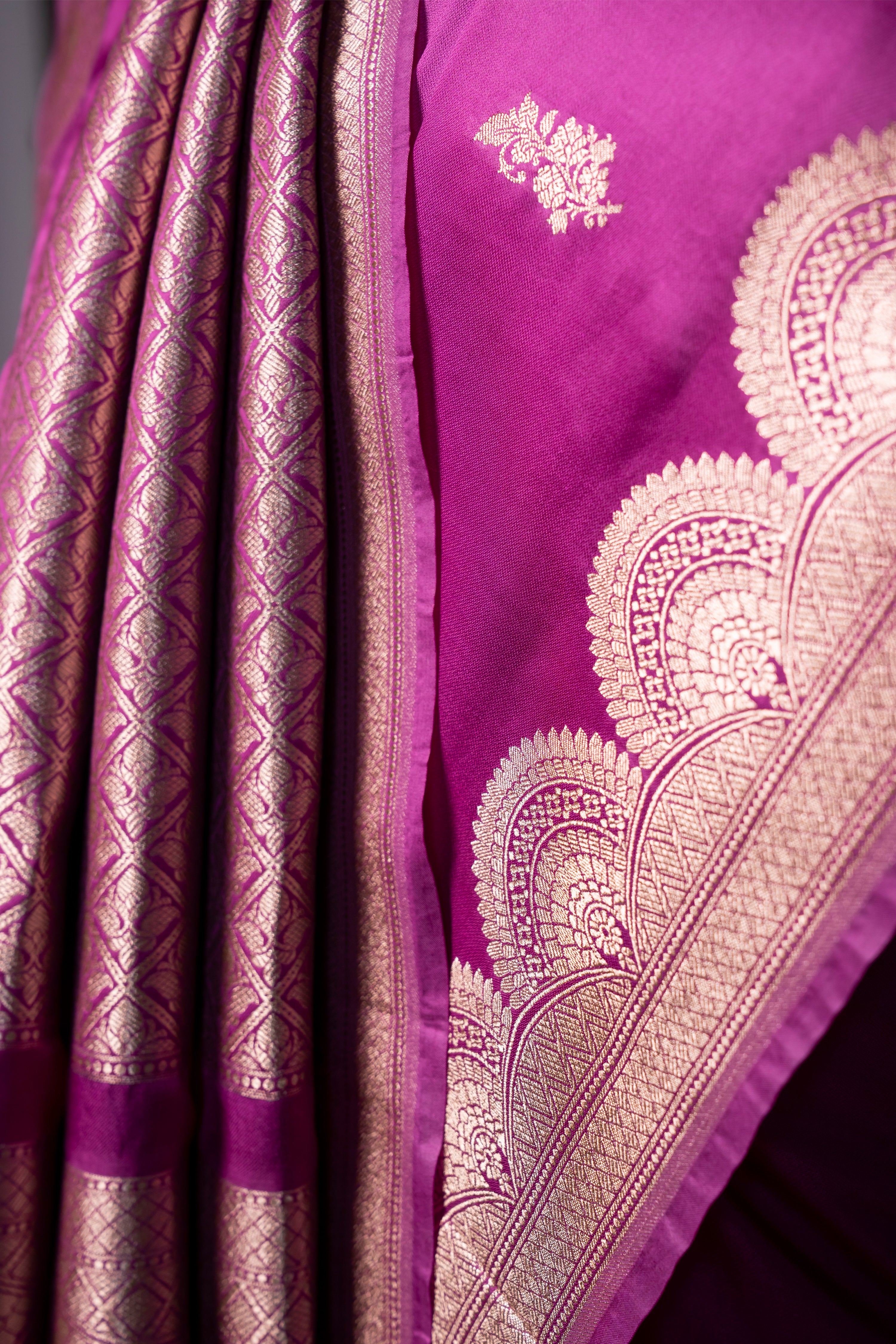 Banarasi Mashru Silk Saree - AMAS5336
