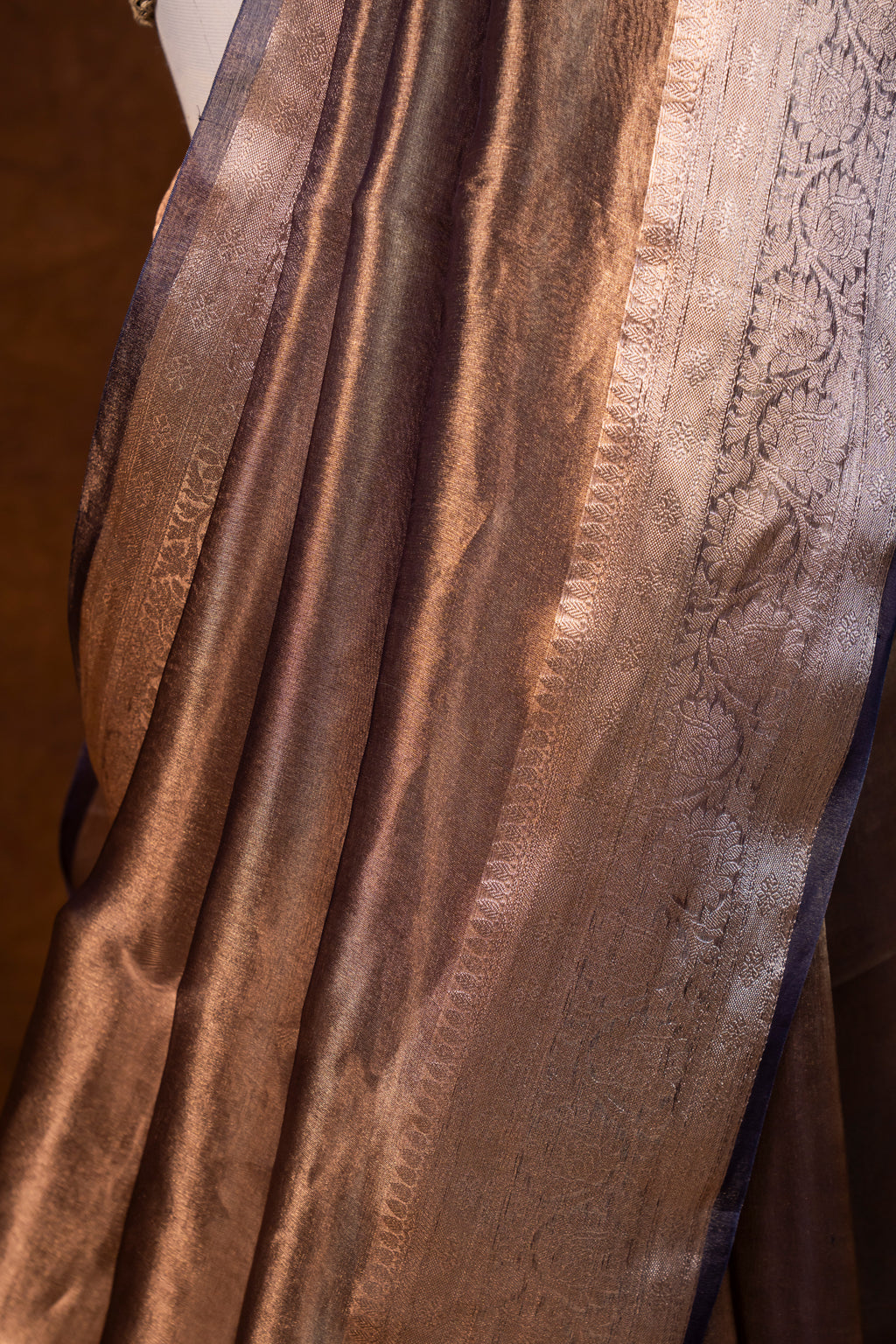 Banarasi Handloom Tissue Silk Saree - ATIS11109