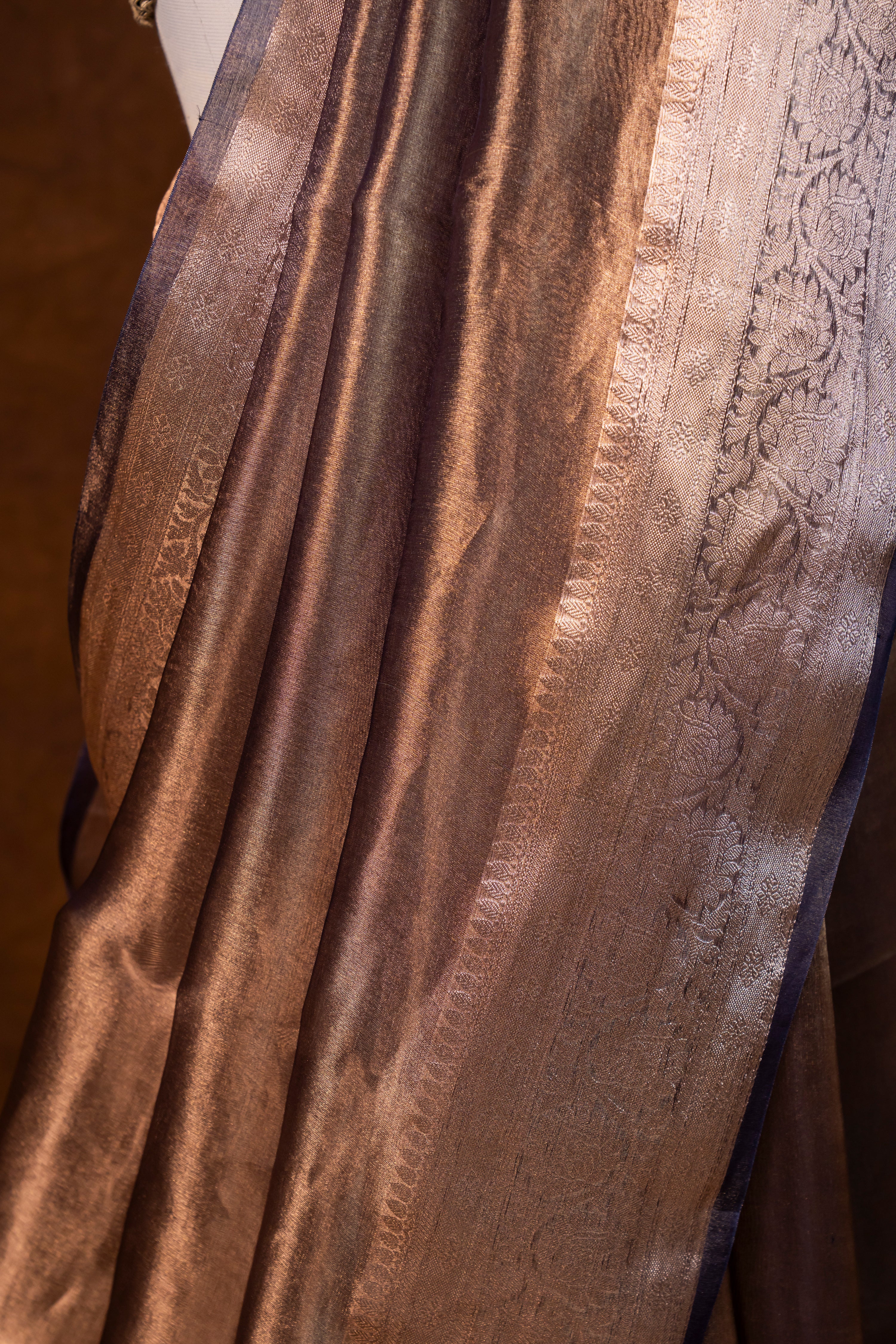 Banarasi Handloom Tissue Silk Saree - ATIS11109