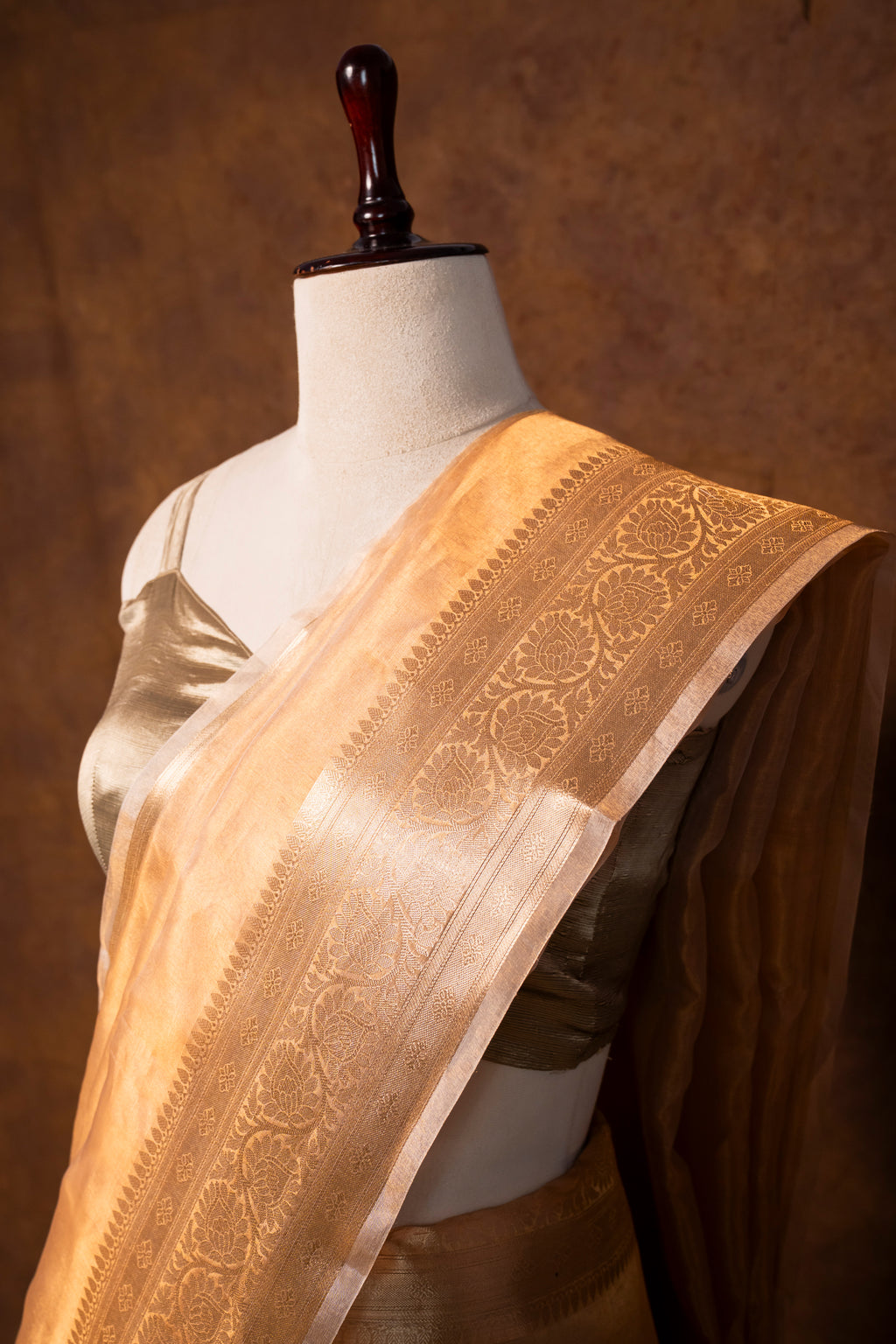 Banarasi Handloom Tissue Silk Saree - ATIS1807