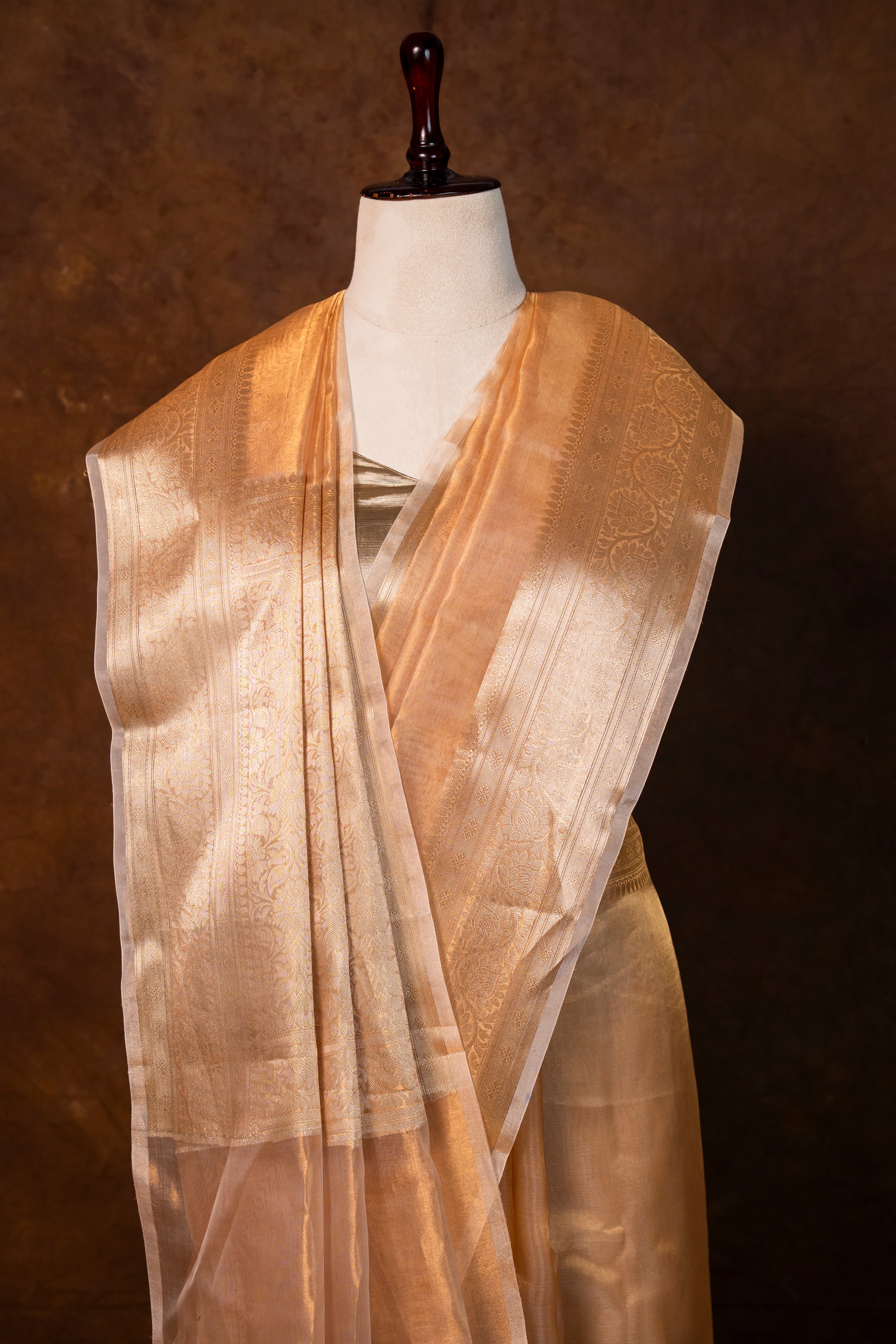 Banarasi Handloom Tissue Silk Saree - ATIS1807