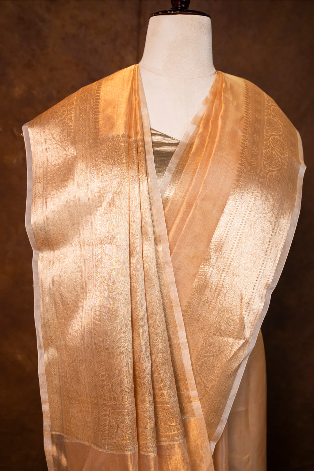 Banarasi Handloom Tissue Silk Saree - ATIS1807