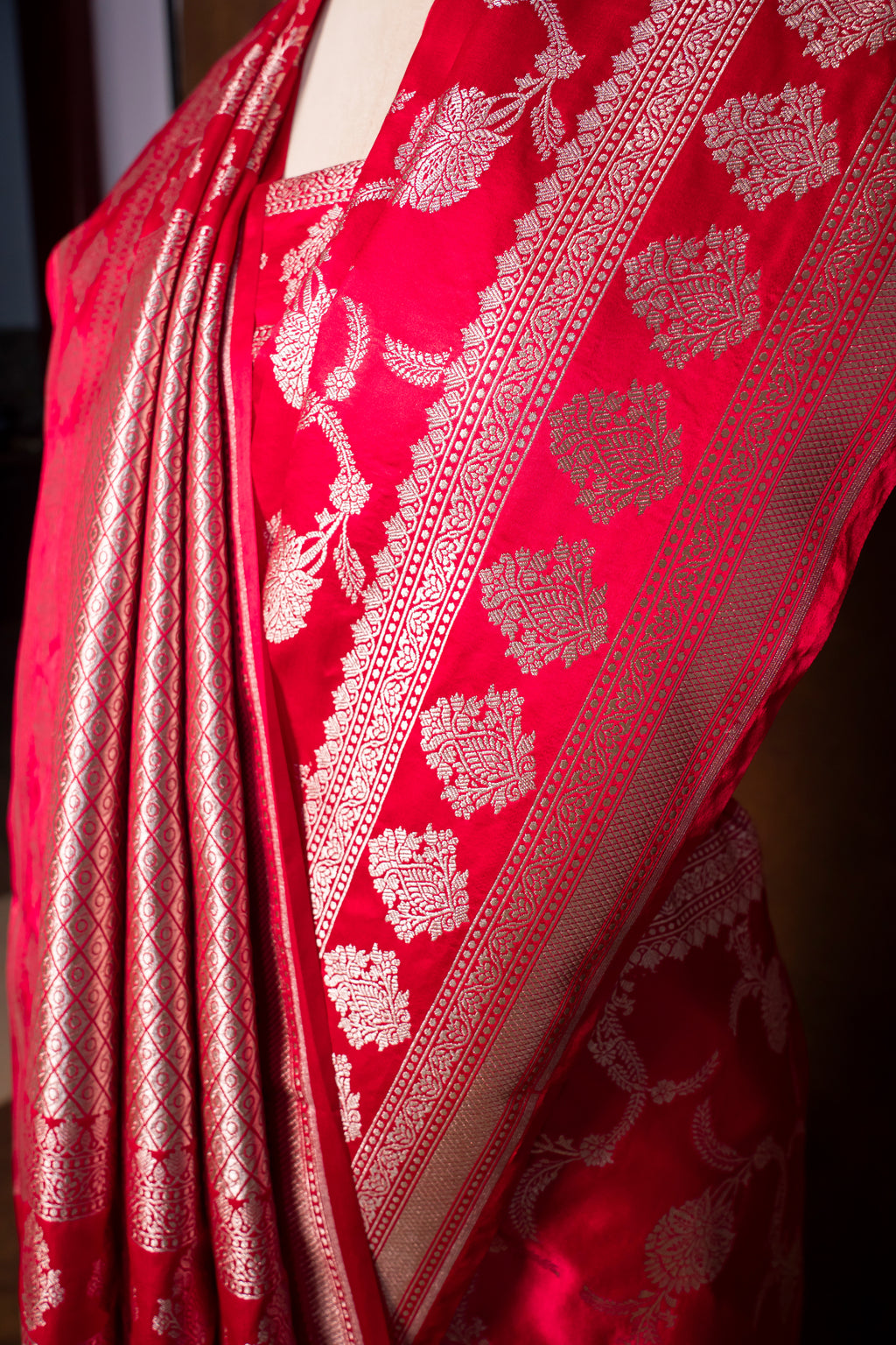 Banarasi Mashru Silk Saree - AMAS4730