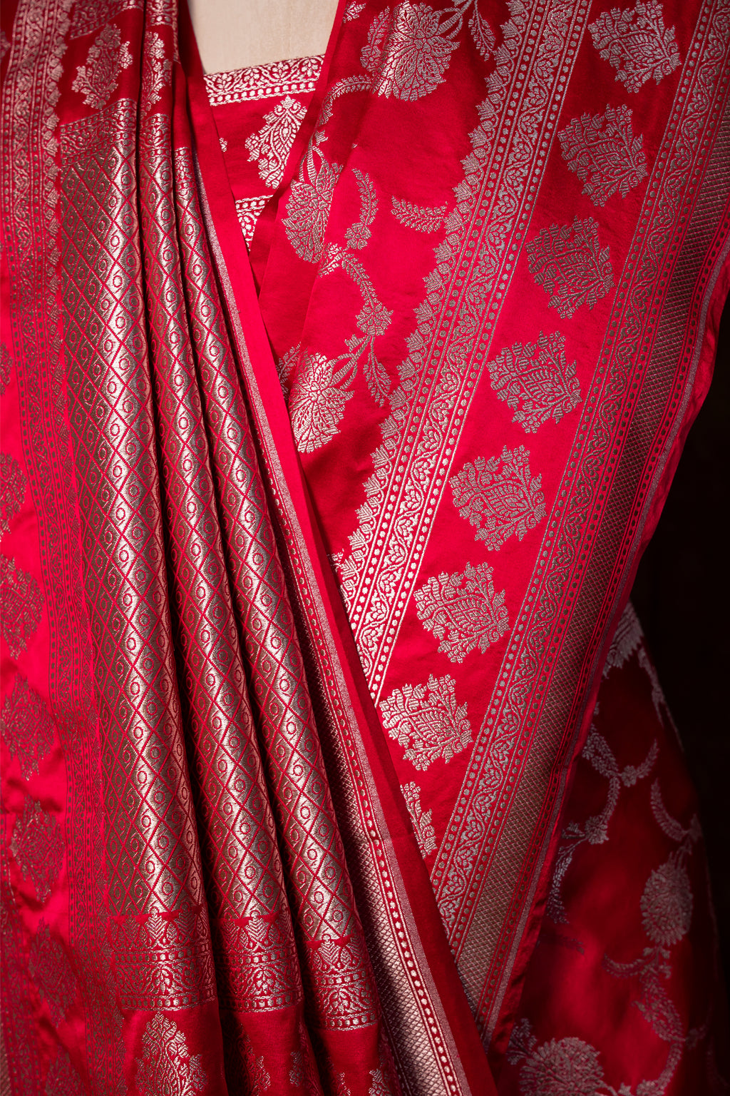 Banarasi Mashru Silk Saree - AMAS4730