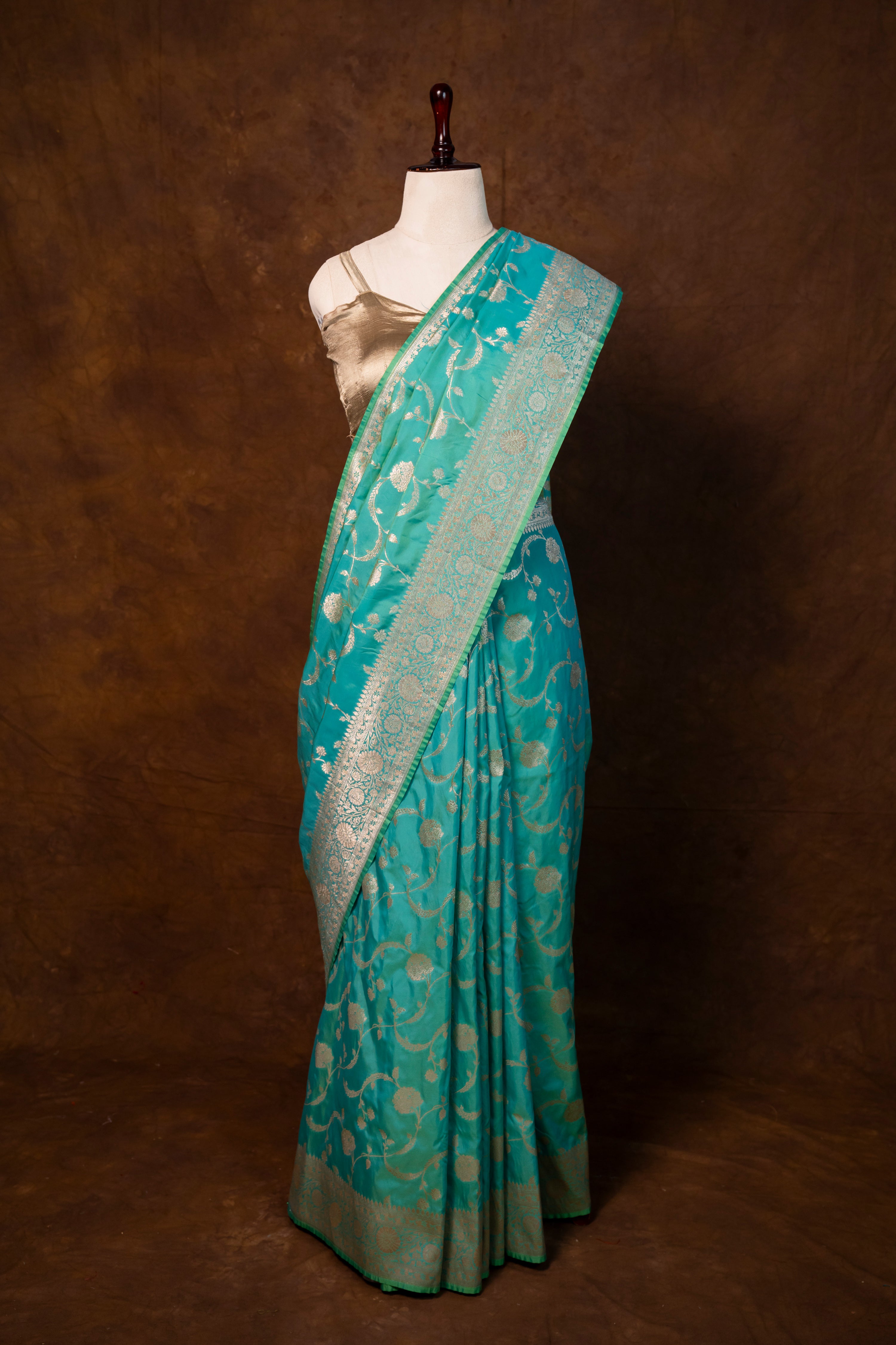 Banarasi Mashru Silk Saree - AMAS7004