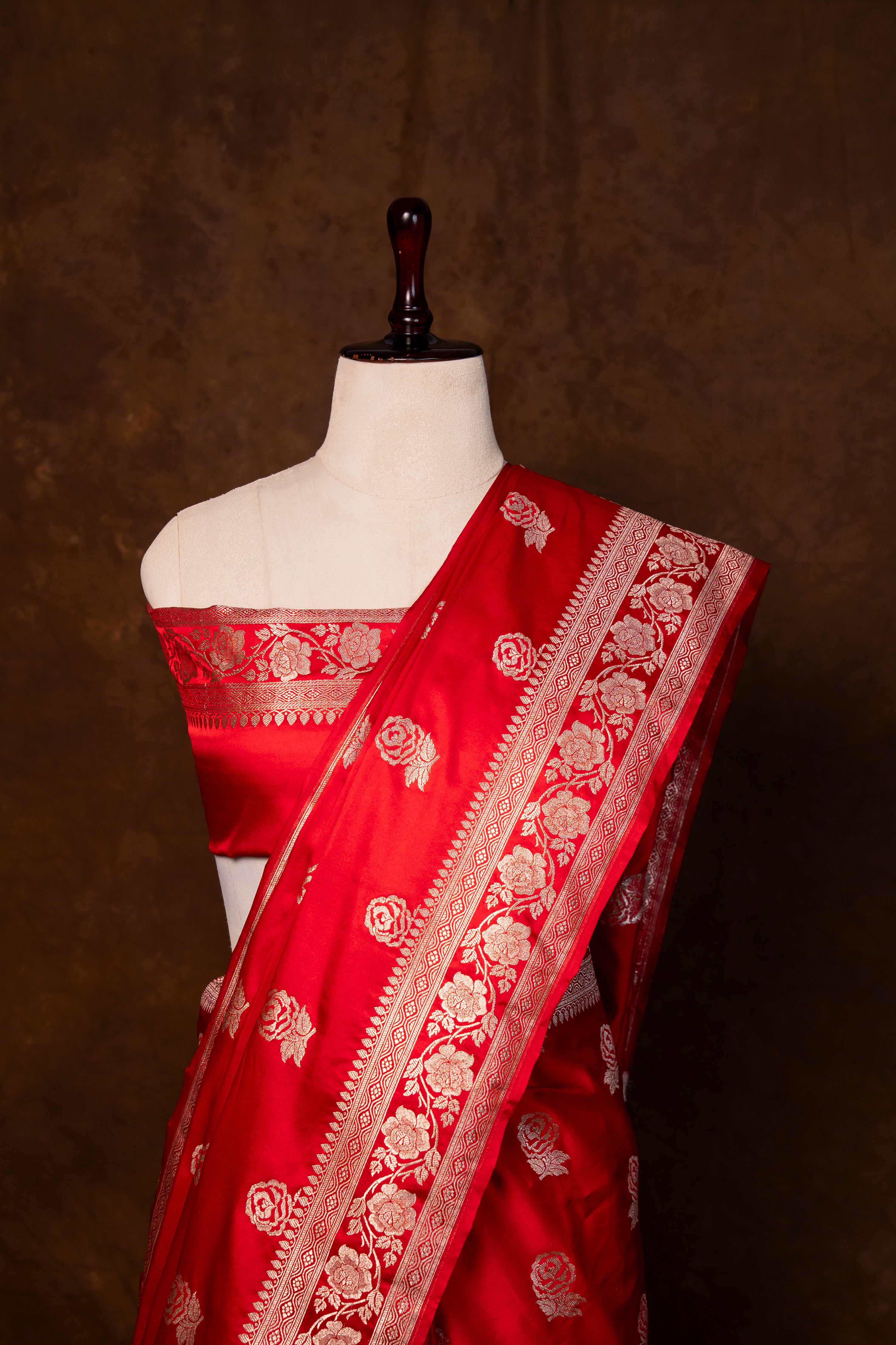 Banarasi Mashru Silk Saree - AMAS4629