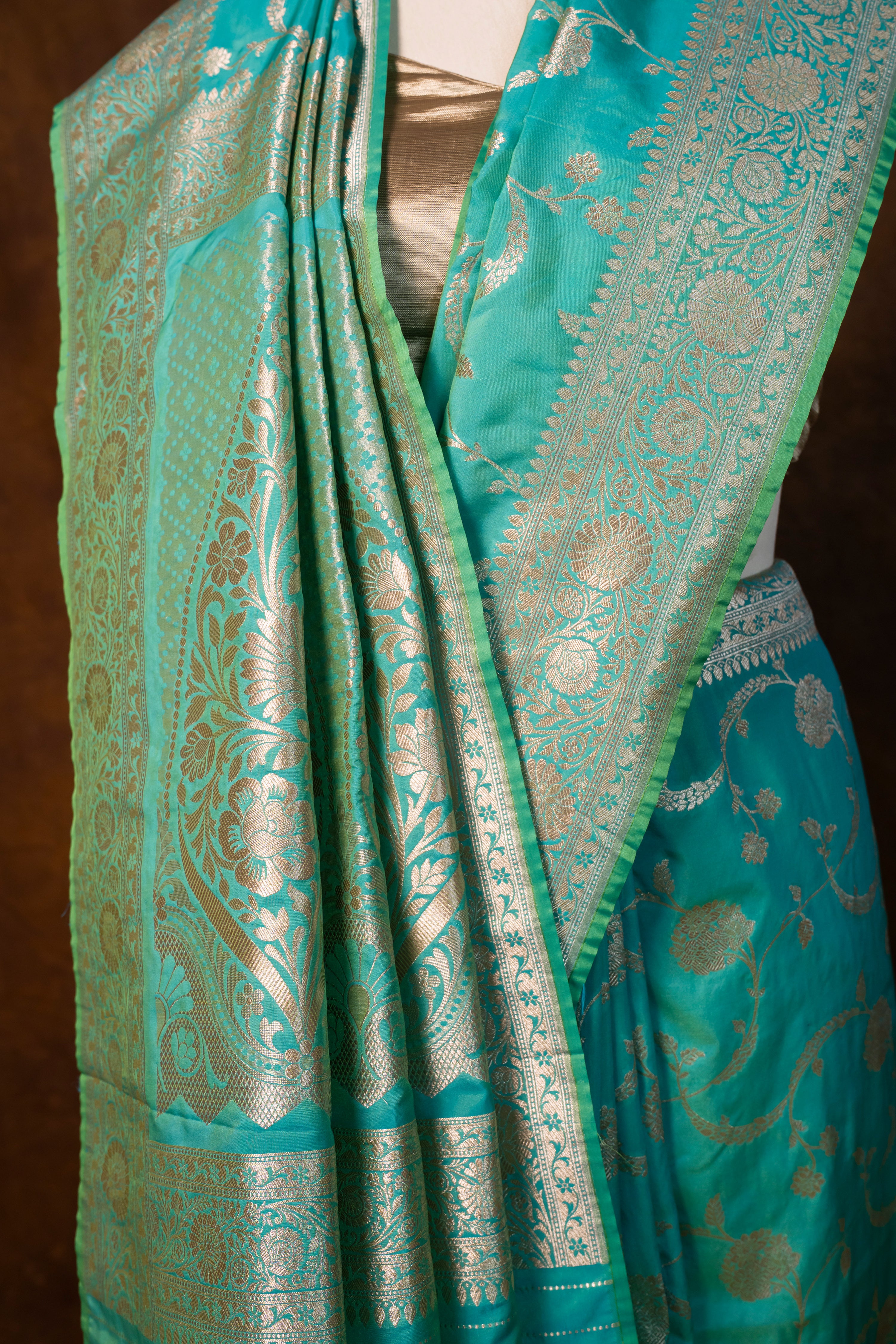 Banarasi Mashru Silk Saree - AMAS7004