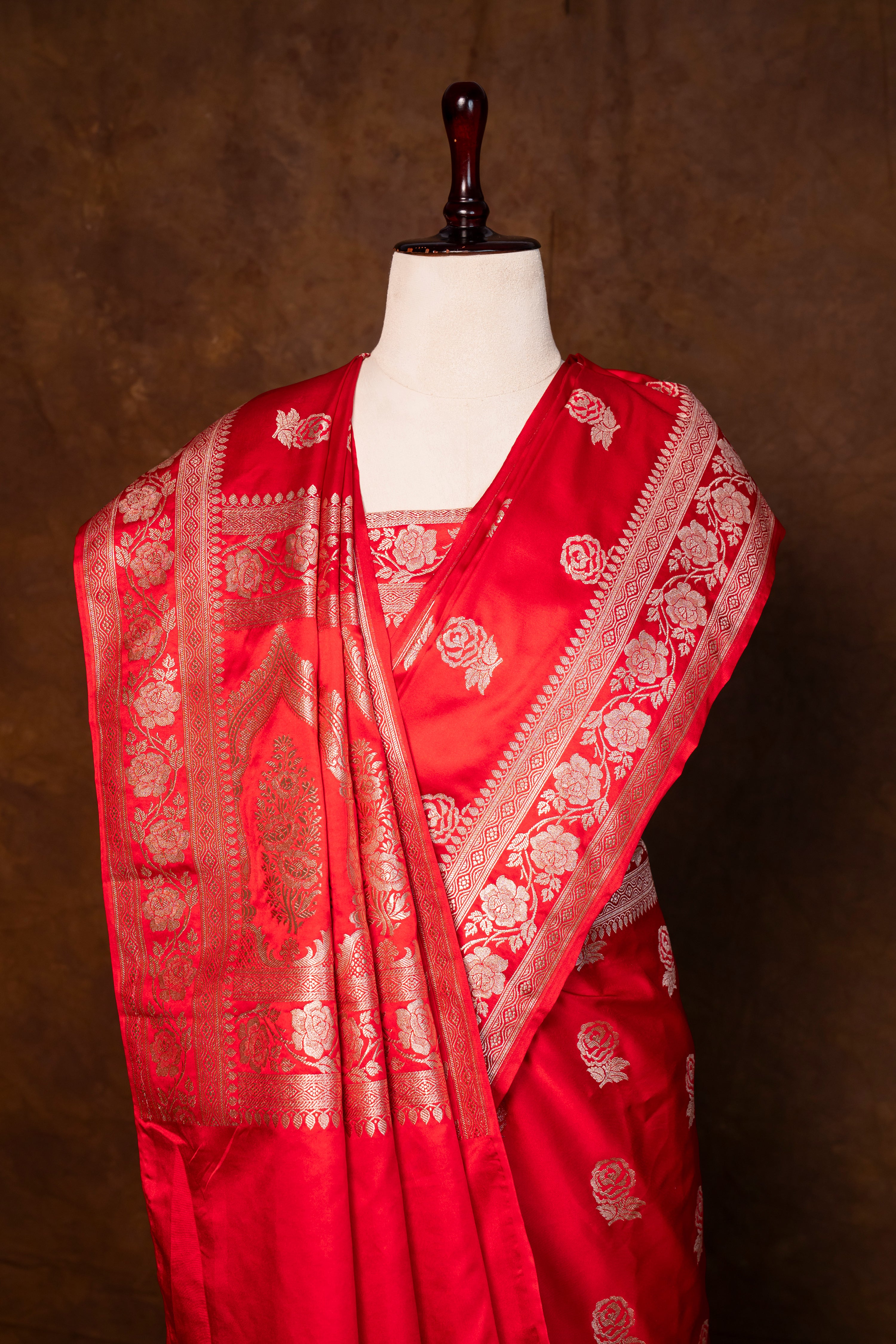 Banarasi Mashru Silk Saree - AMAS4629