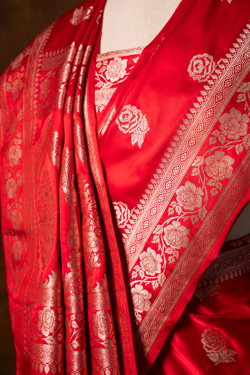 Banarasi Mashru Silk Saree - AMAS4629