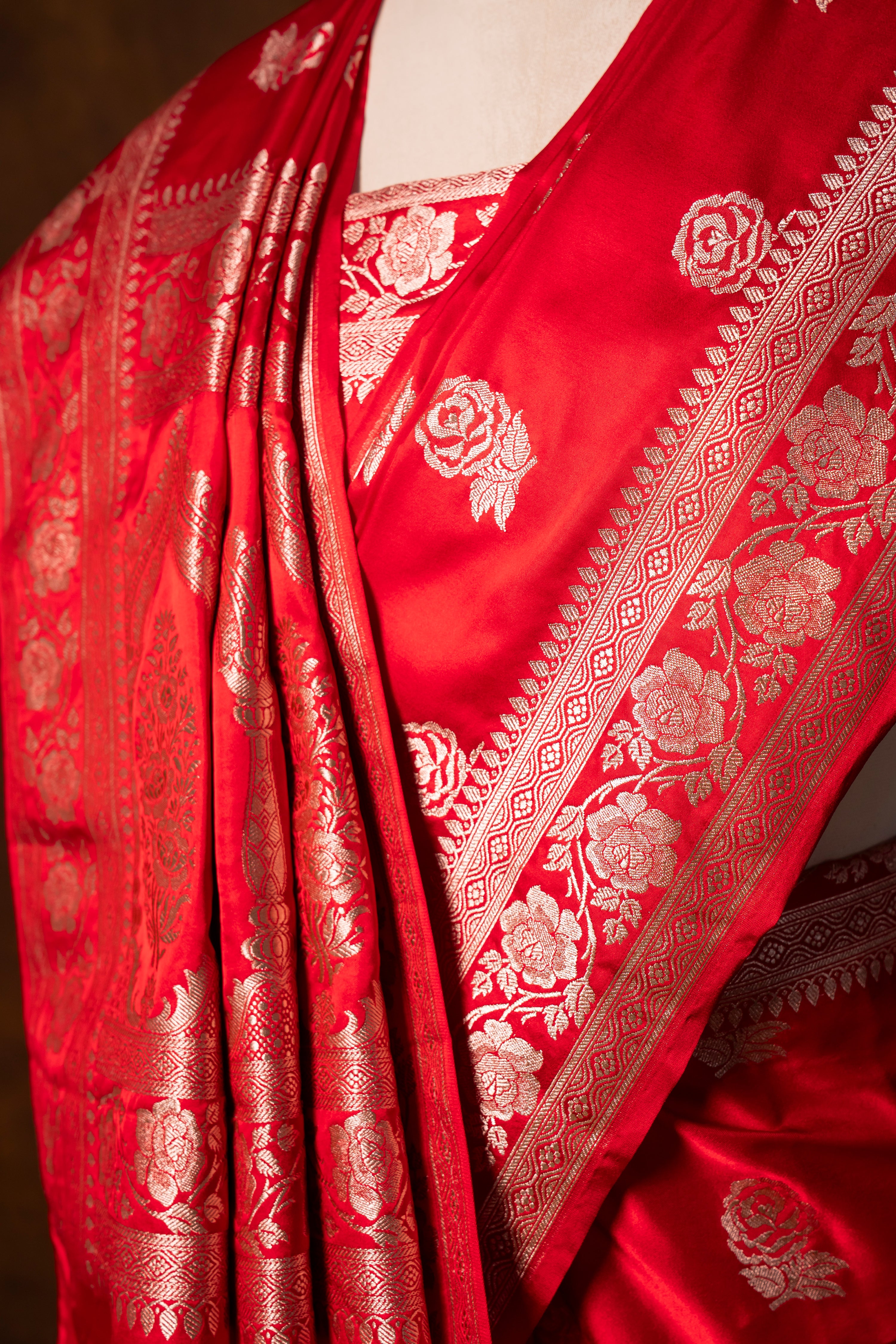 Banarasi Mashru Silk Saree - AMAS4629