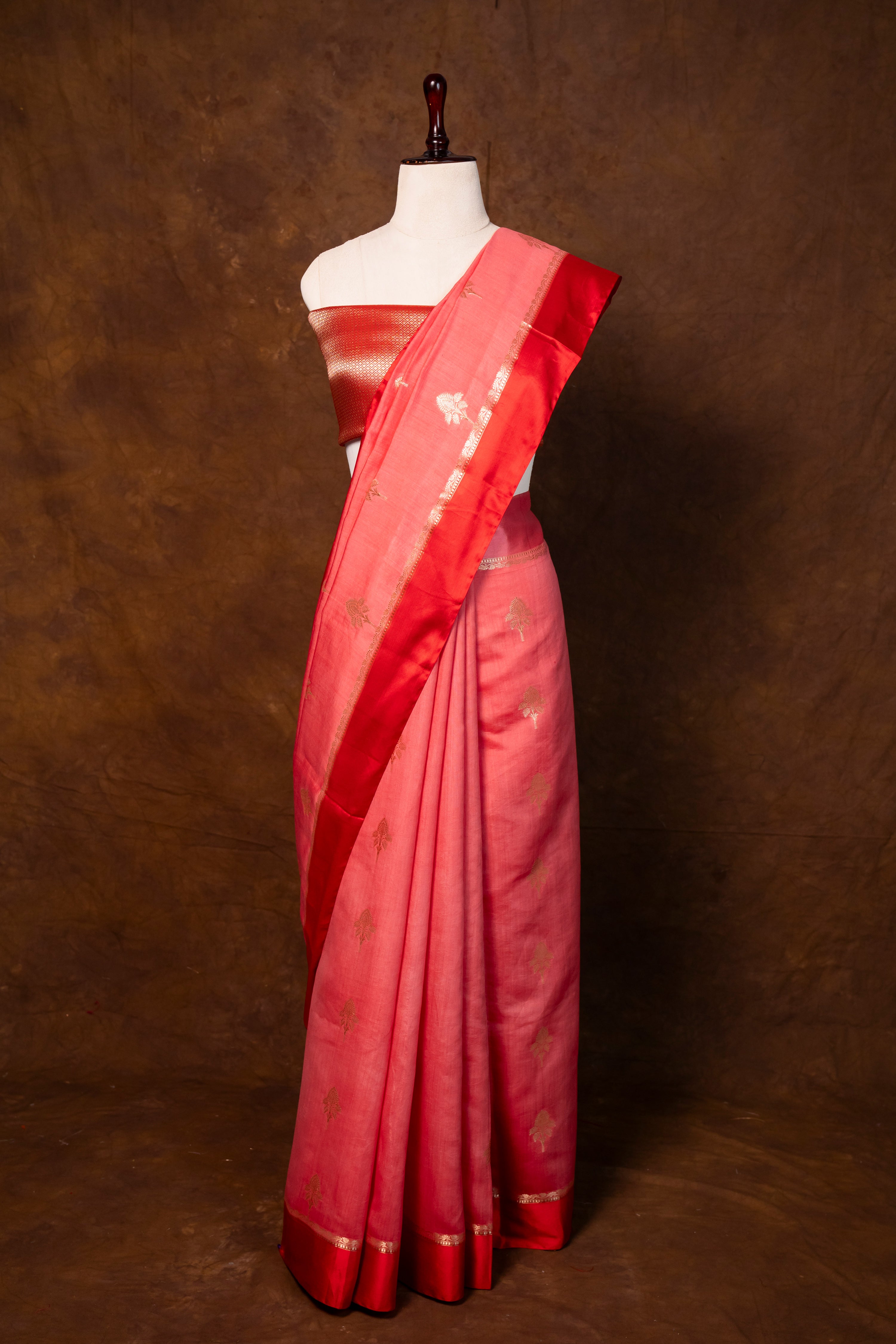 Banarasi Mashru Silk Saree - AMAS6003