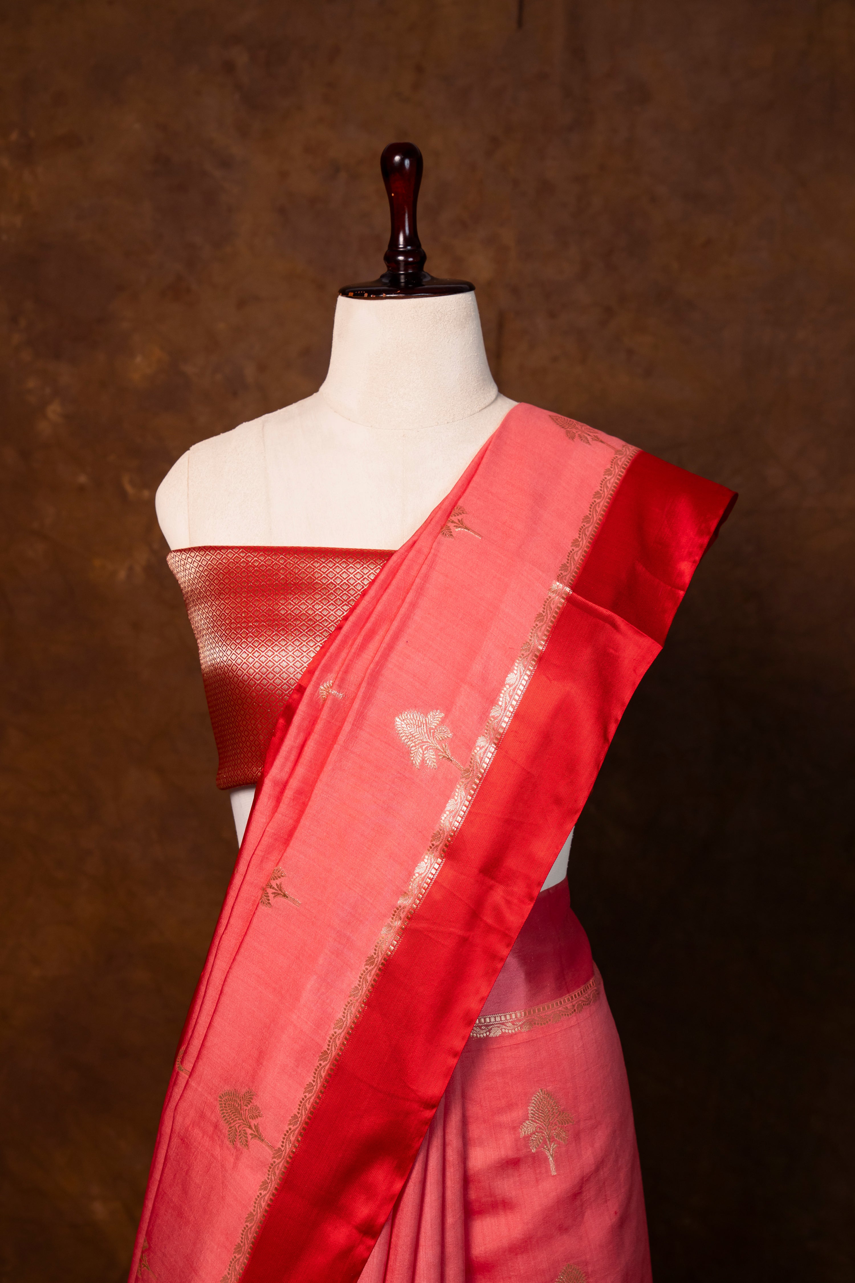 Banarasi Mashru Silk Saree - AMAS6003