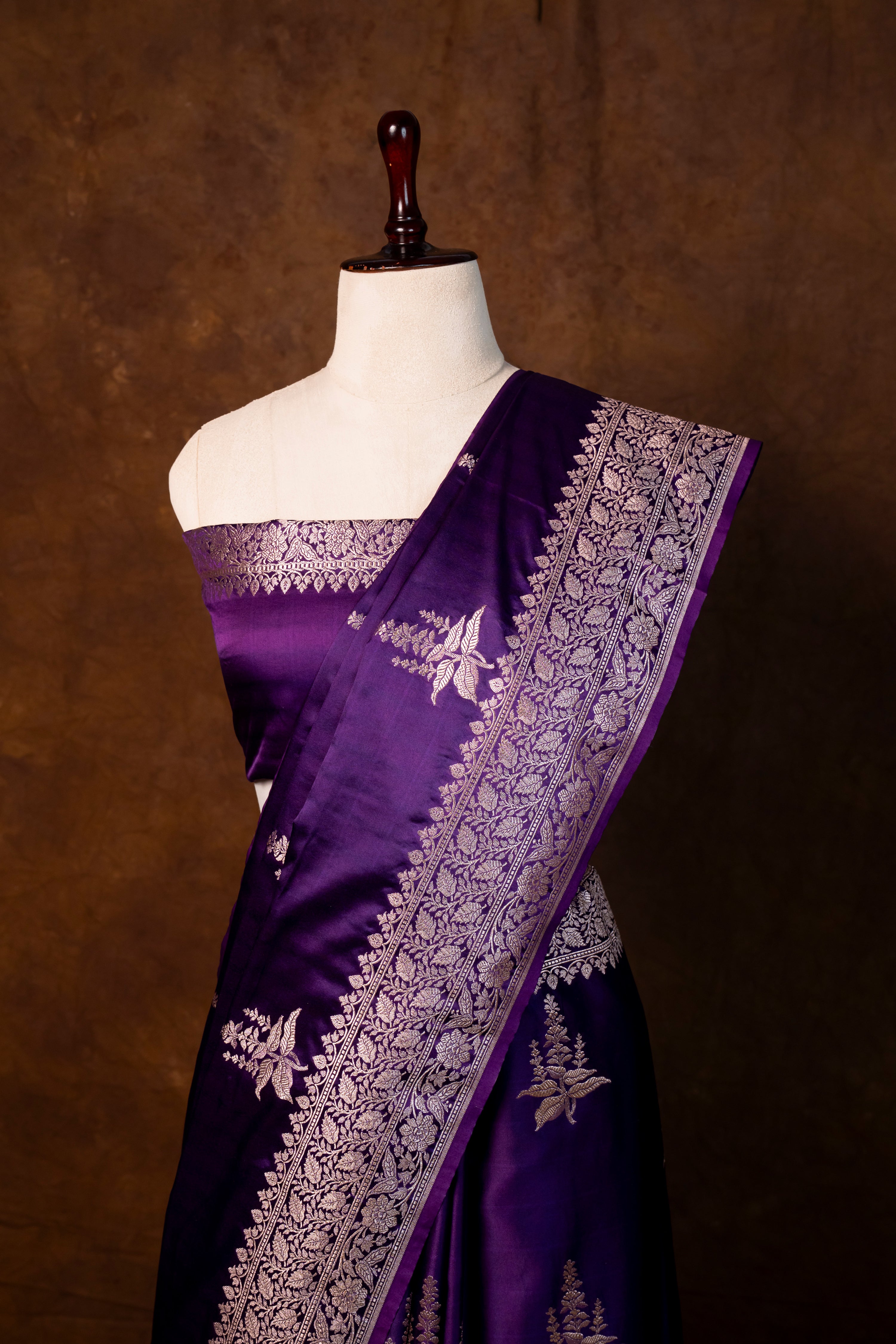 Banarasi Mashru Silk Saree - AMAS5033
