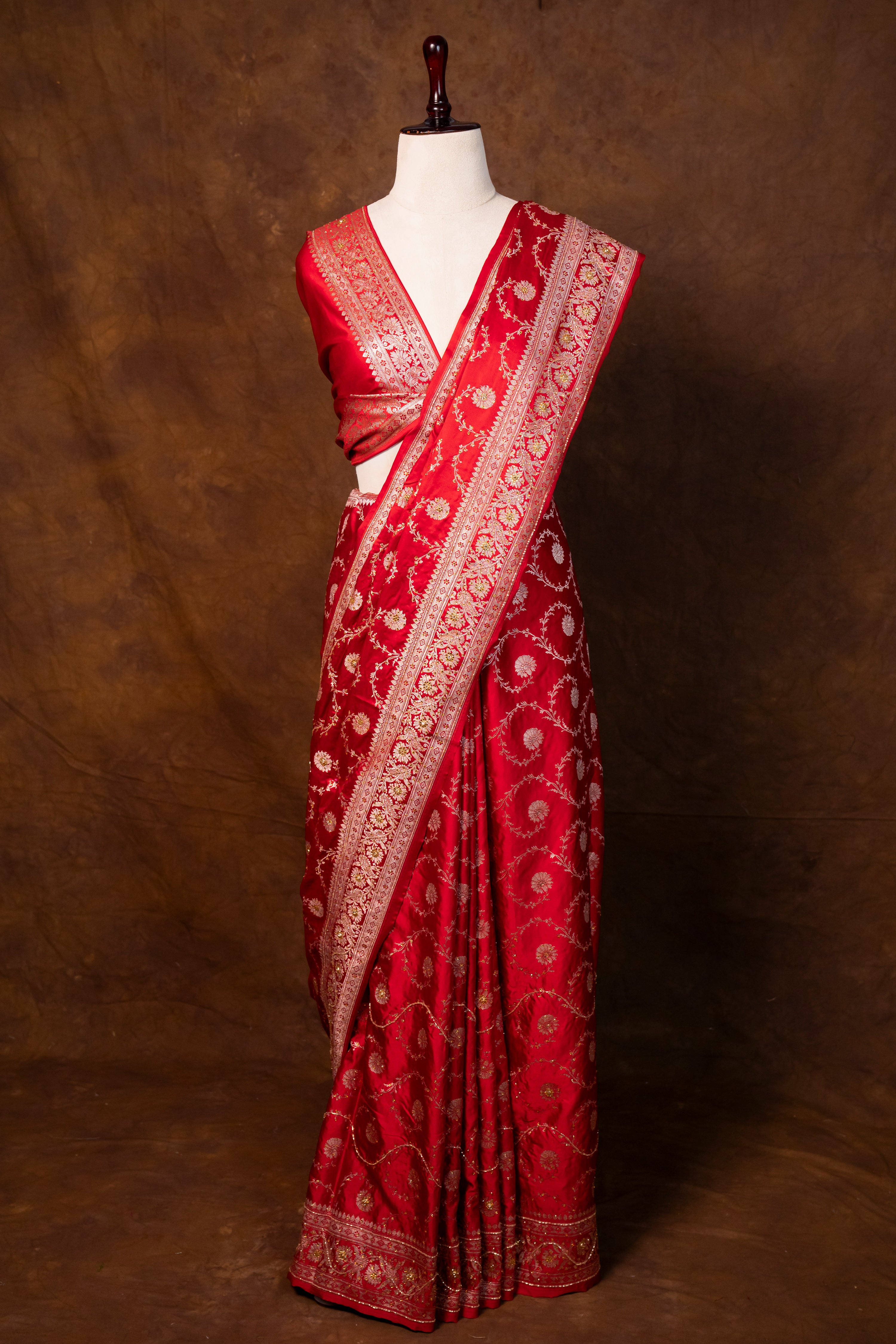 Banarasi Mashru Silk Saree - AMAS4002