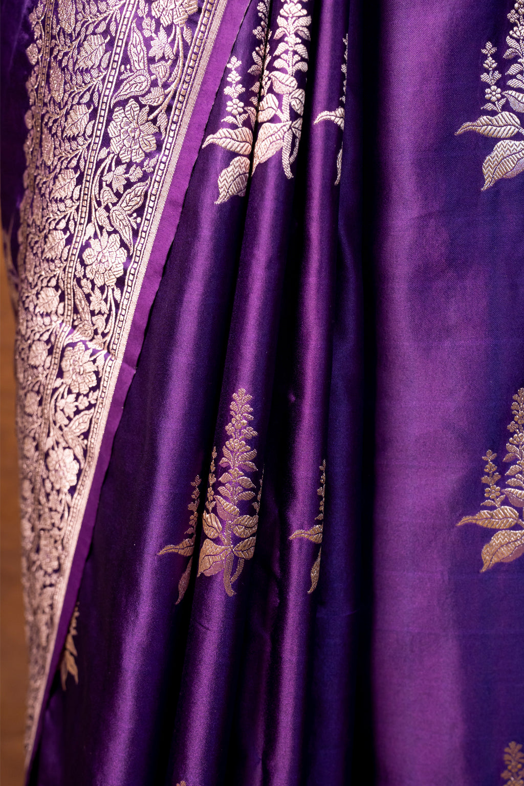 Banarasi Mashru Silk Saree - AMAS5033