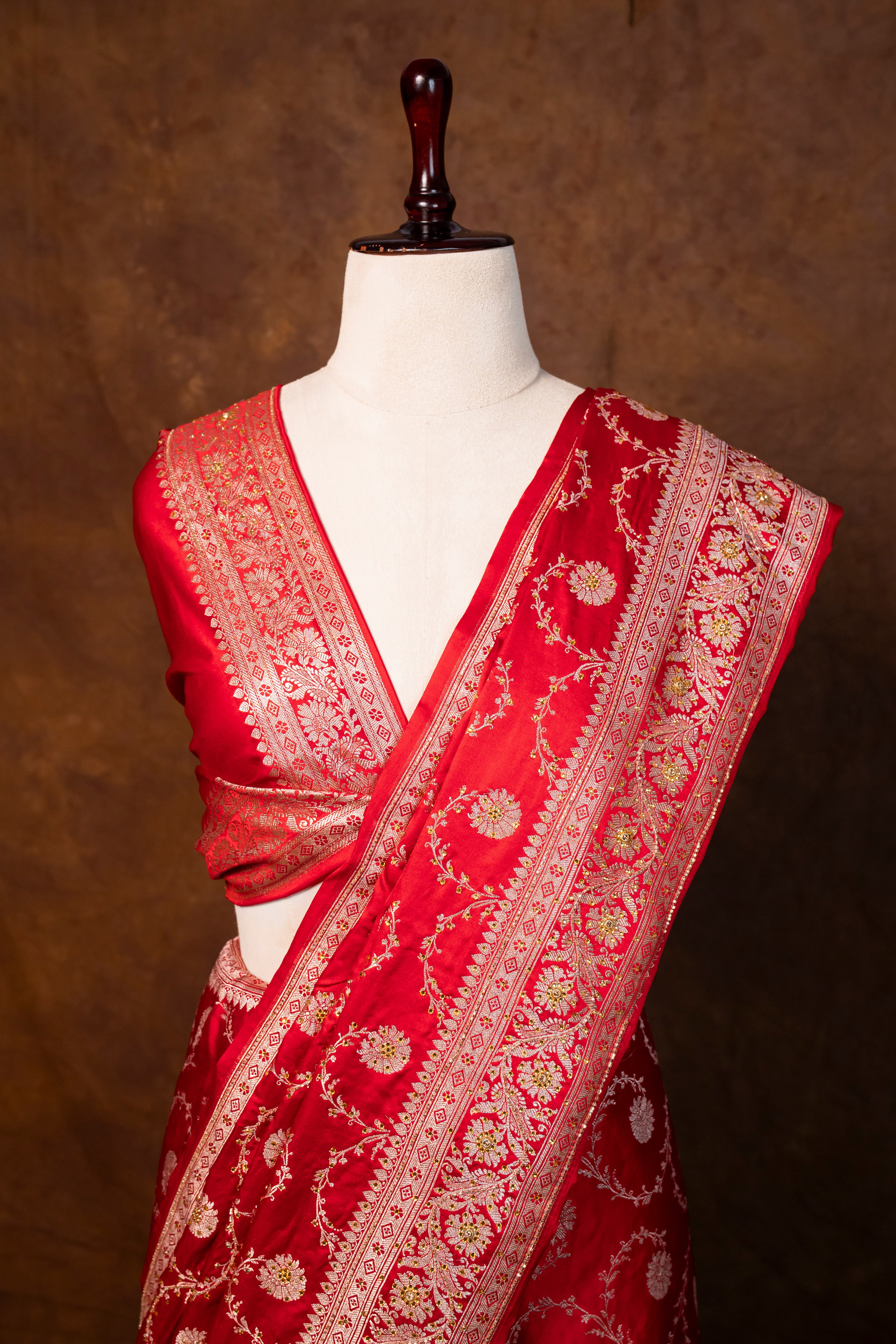 Banarasi Mashru Silk Saree - AMAS4002