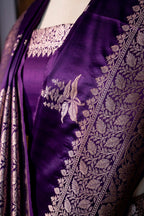 Banarasi Mashru Silk Saree - AMAS5033