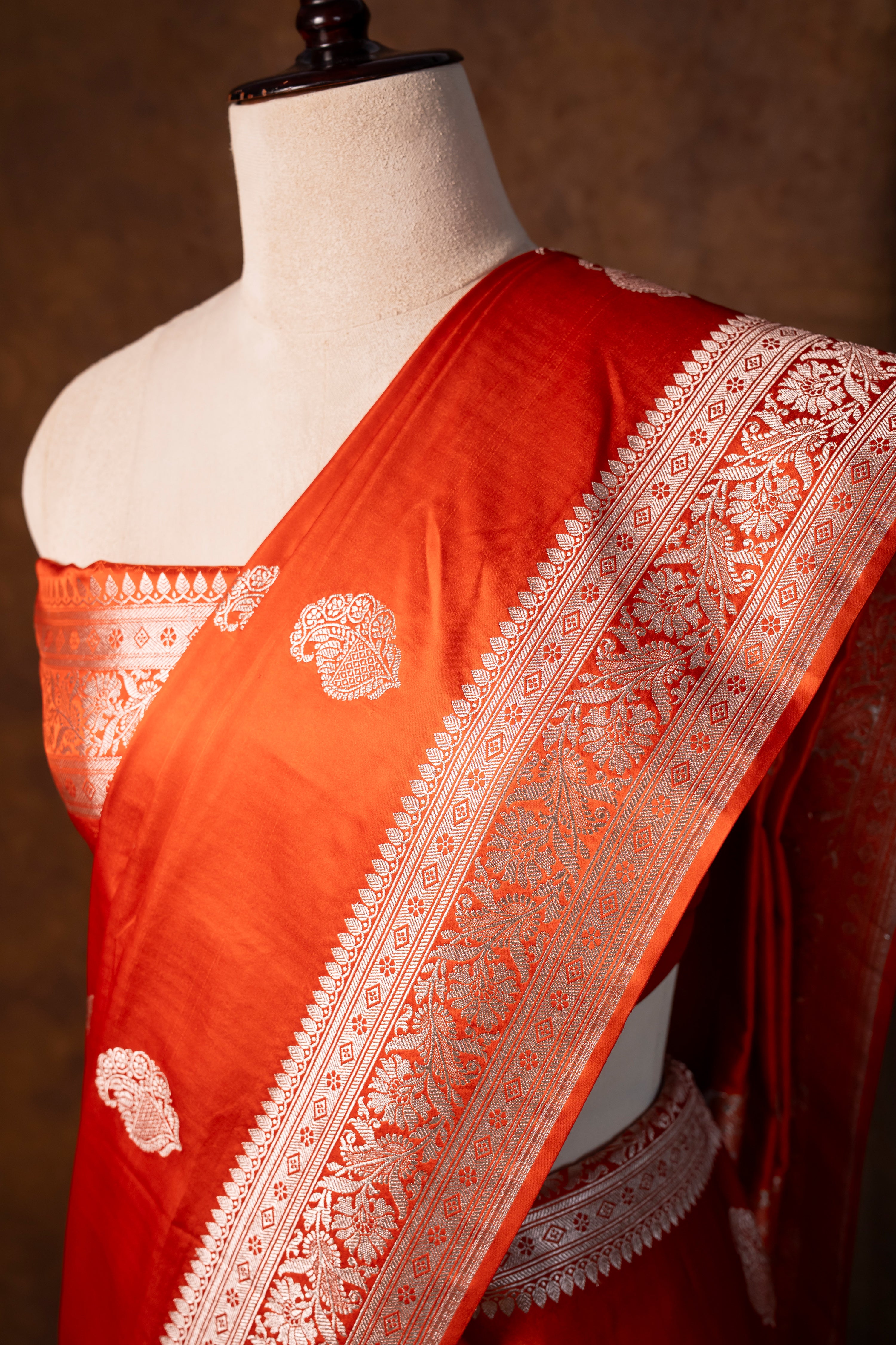 Banarasi Mashru Silk Saree - AMAS5235