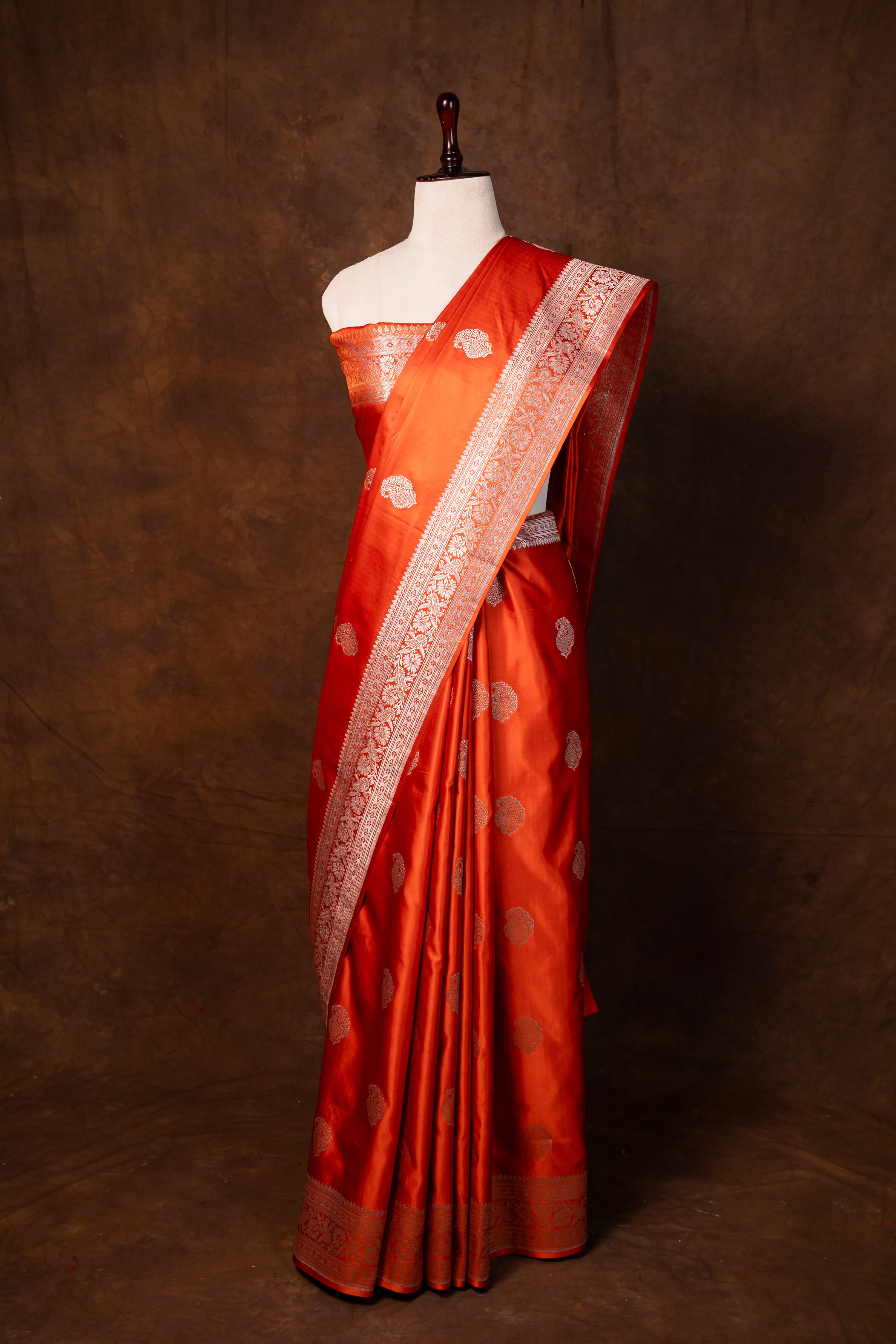 Banarasi Mashru Silk Saree - AMAS5235