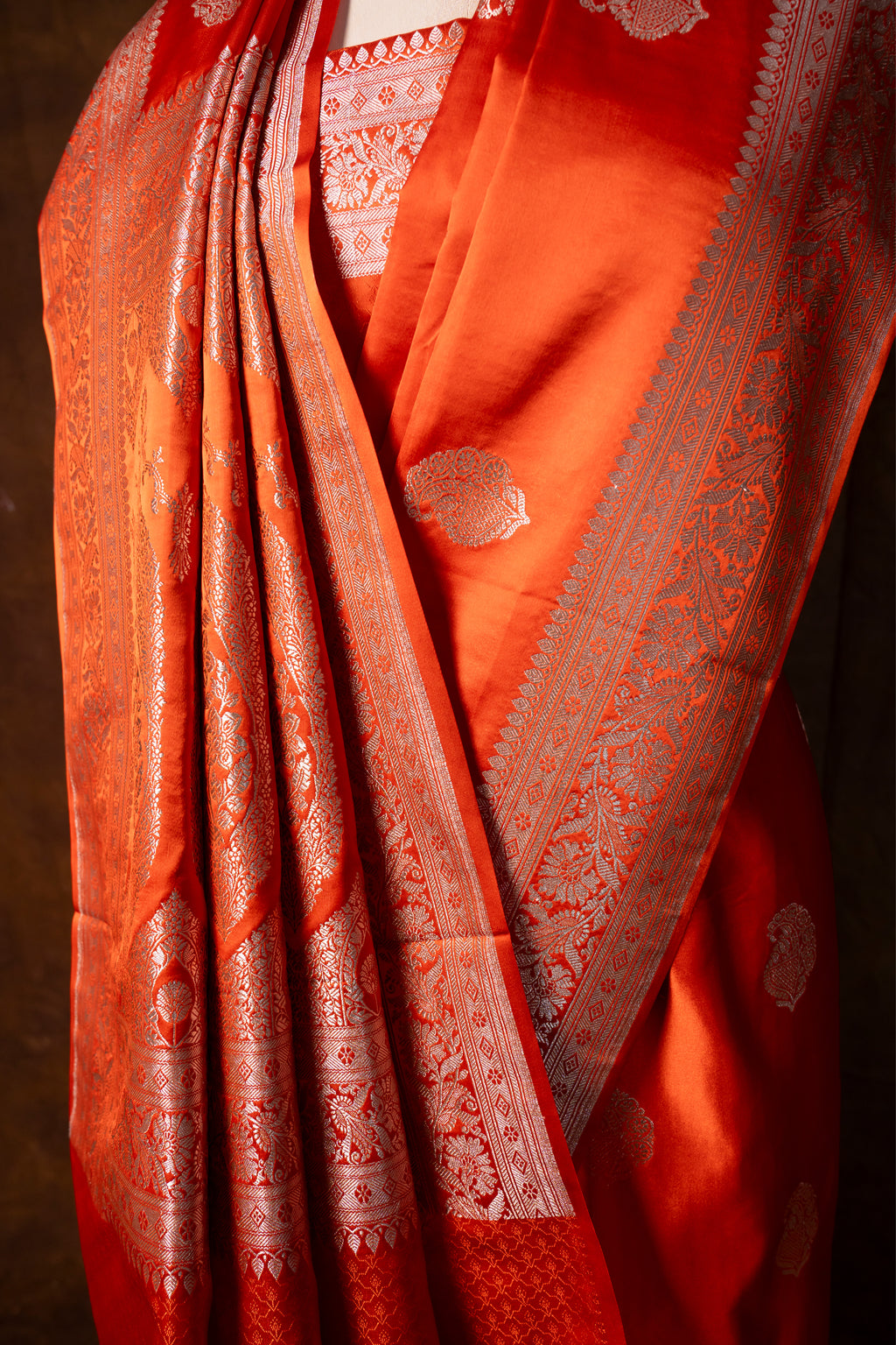 Banarasi Mashru Silk Saree - AMAS5235