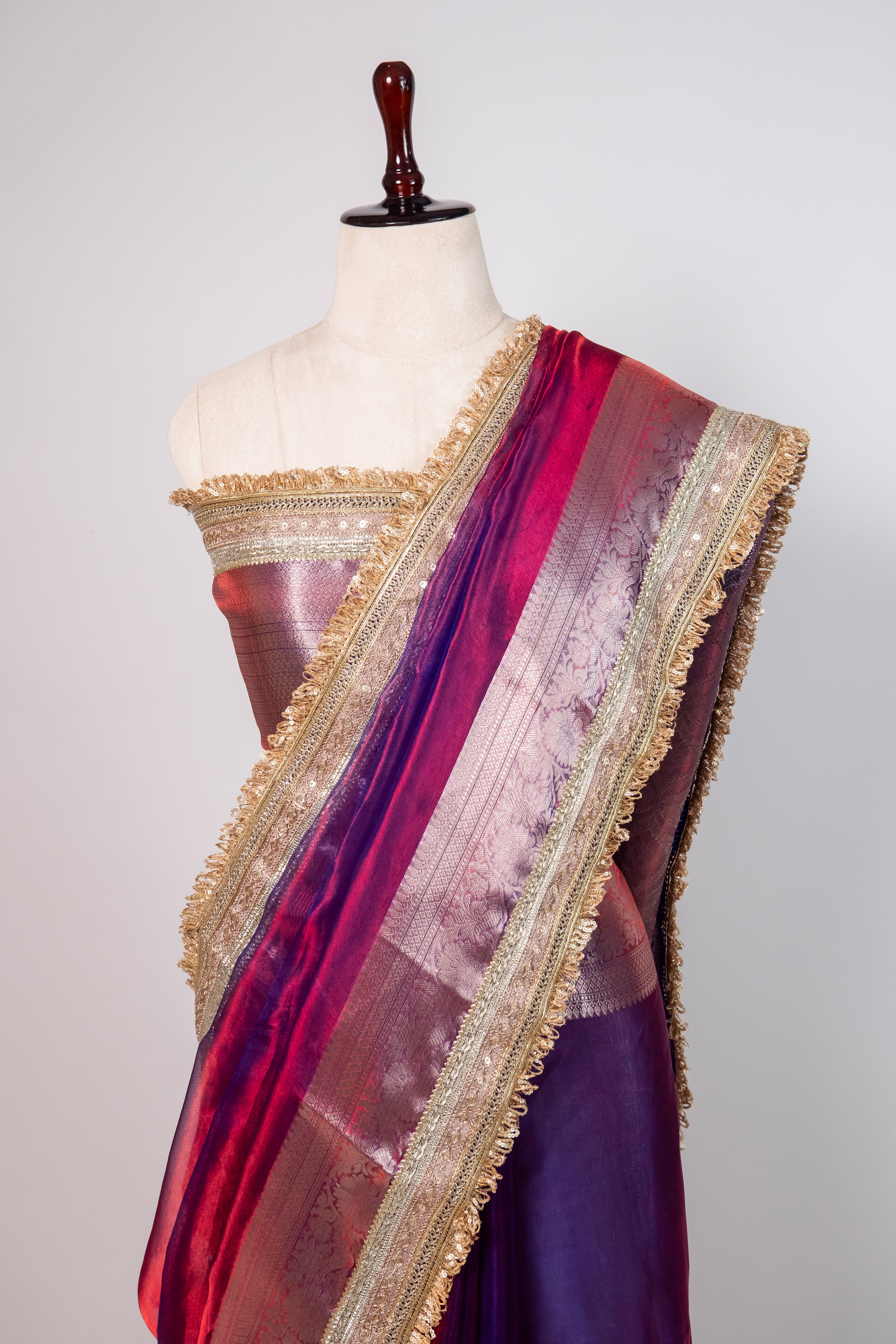 Banarasi Handloom Tissue Silk Saree - ATIS0101