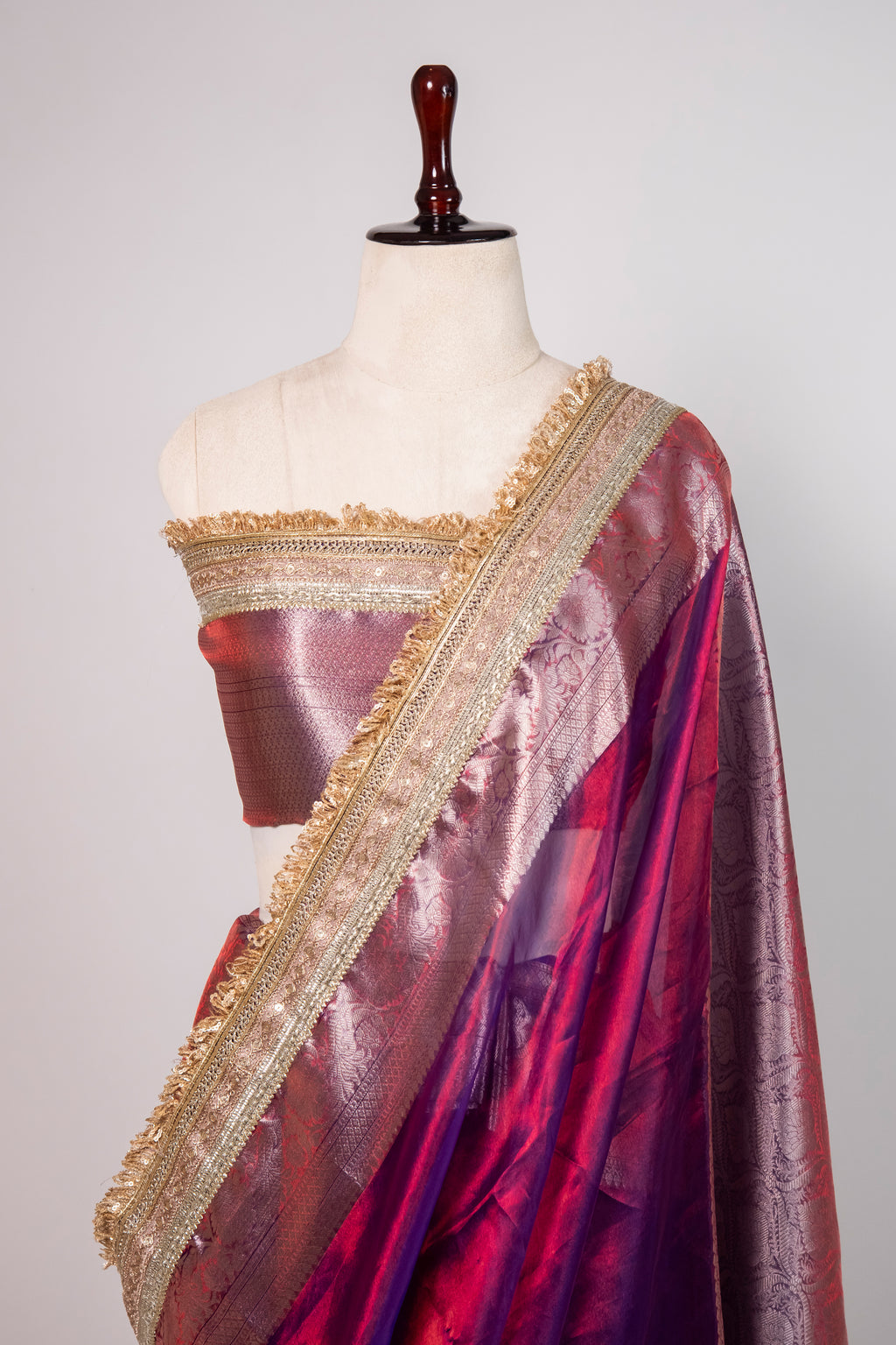 Banarasi Handloom Tissue Silk Saree - ATIS0101