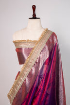 Banarasi Handloom Tissue Silk Saree - ATIS0101