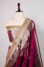 Banarasi Handloom Tissue Silk Saree - ATIS0202