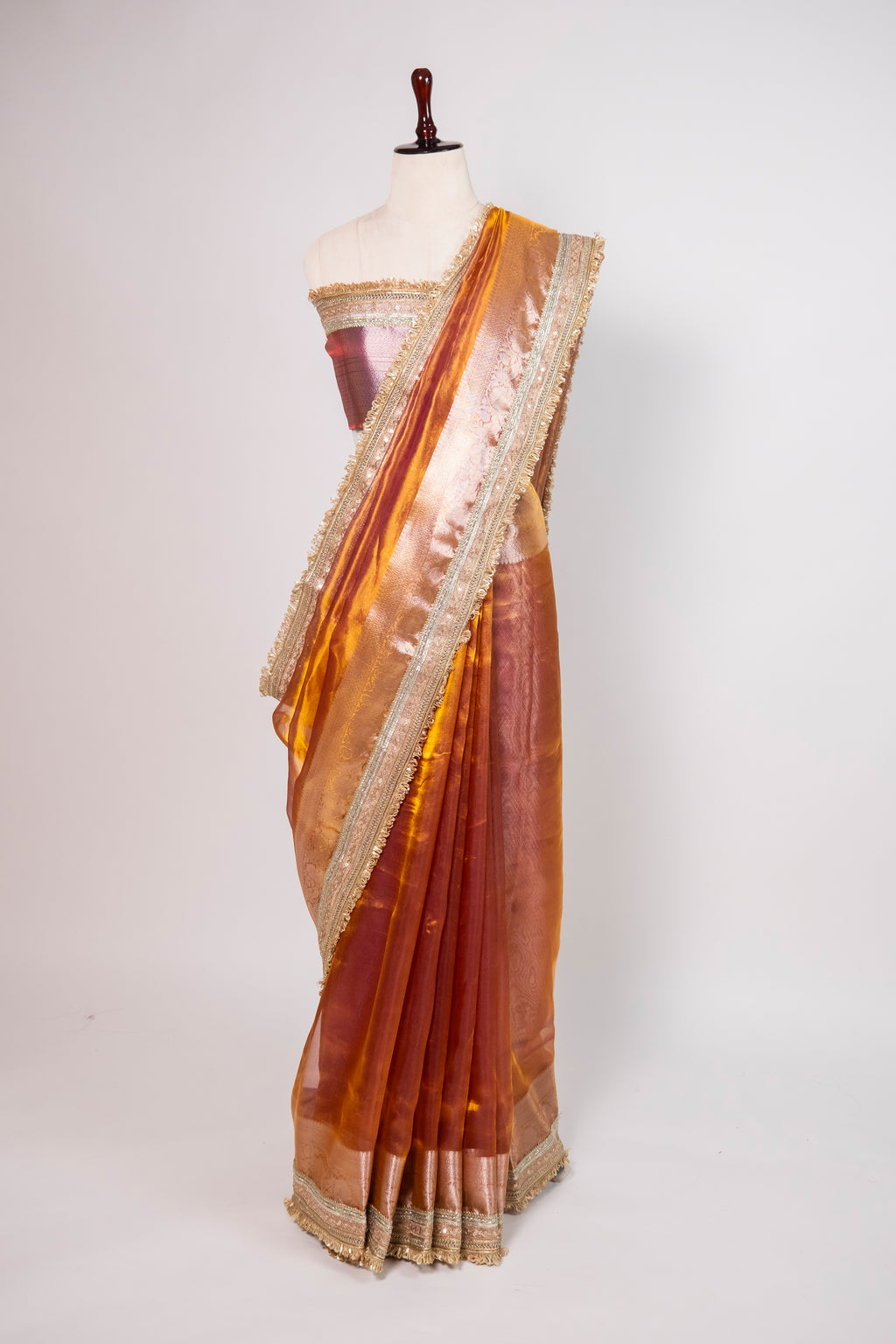 Banarasi Handloom Tissue Silk Saree - ATIS0303