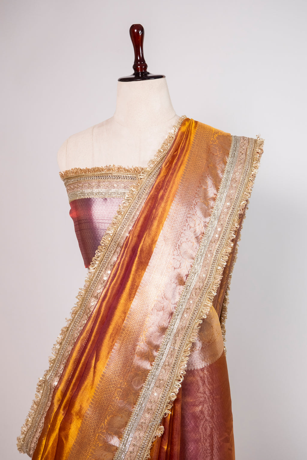 Banarasi Handloom Tissue Silk Saree - ATIS0303