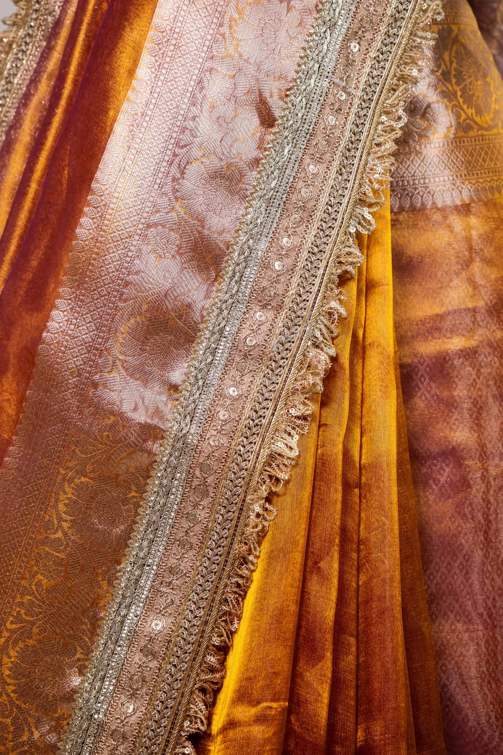 Banarasi Handloom Tissue Silk Saree - ATIS0303