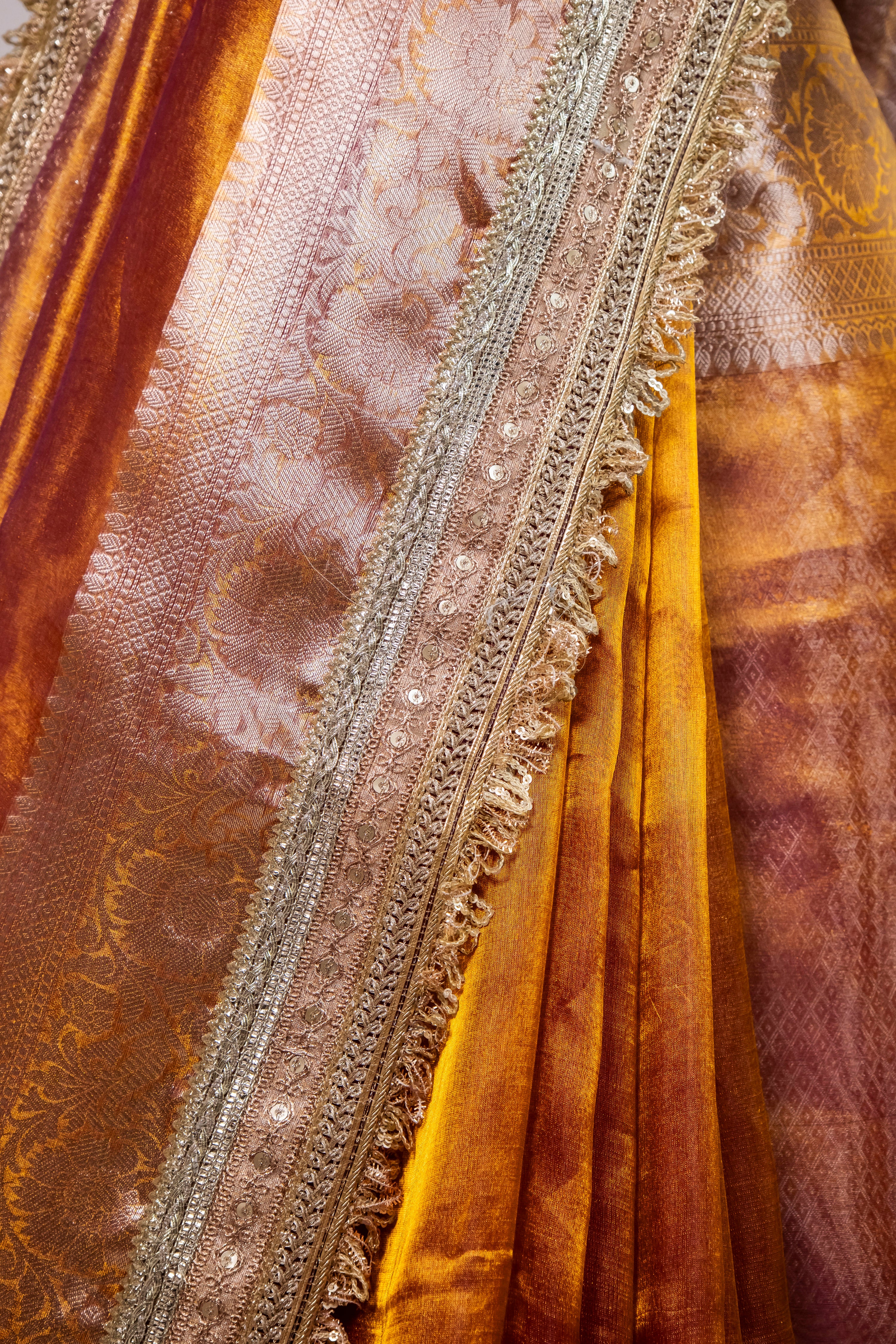 Banarasi Handloom Tissue Silk Saree - ATIS0303