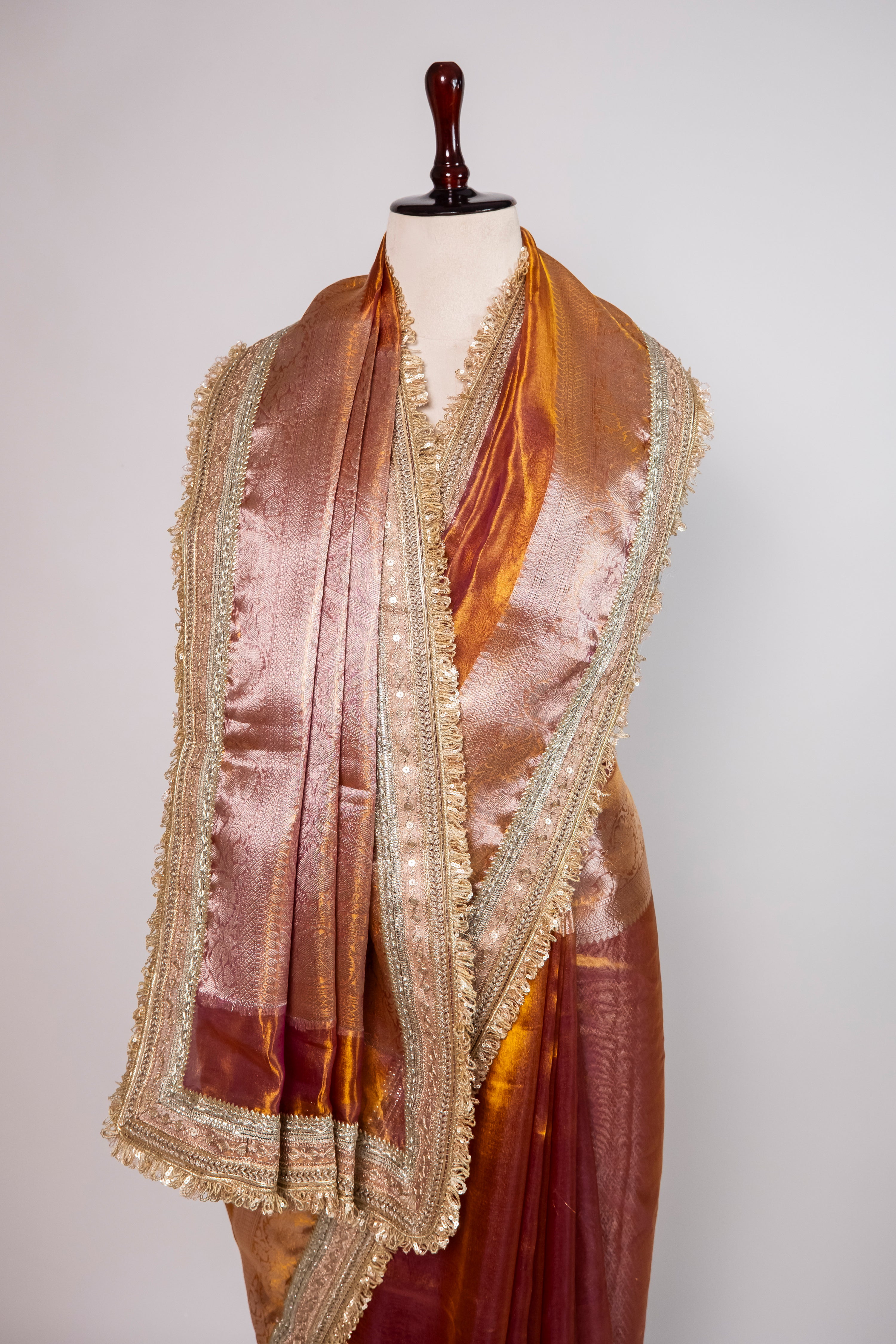 Banarasi Handloom Tissue Silk Saree - ATIS0303