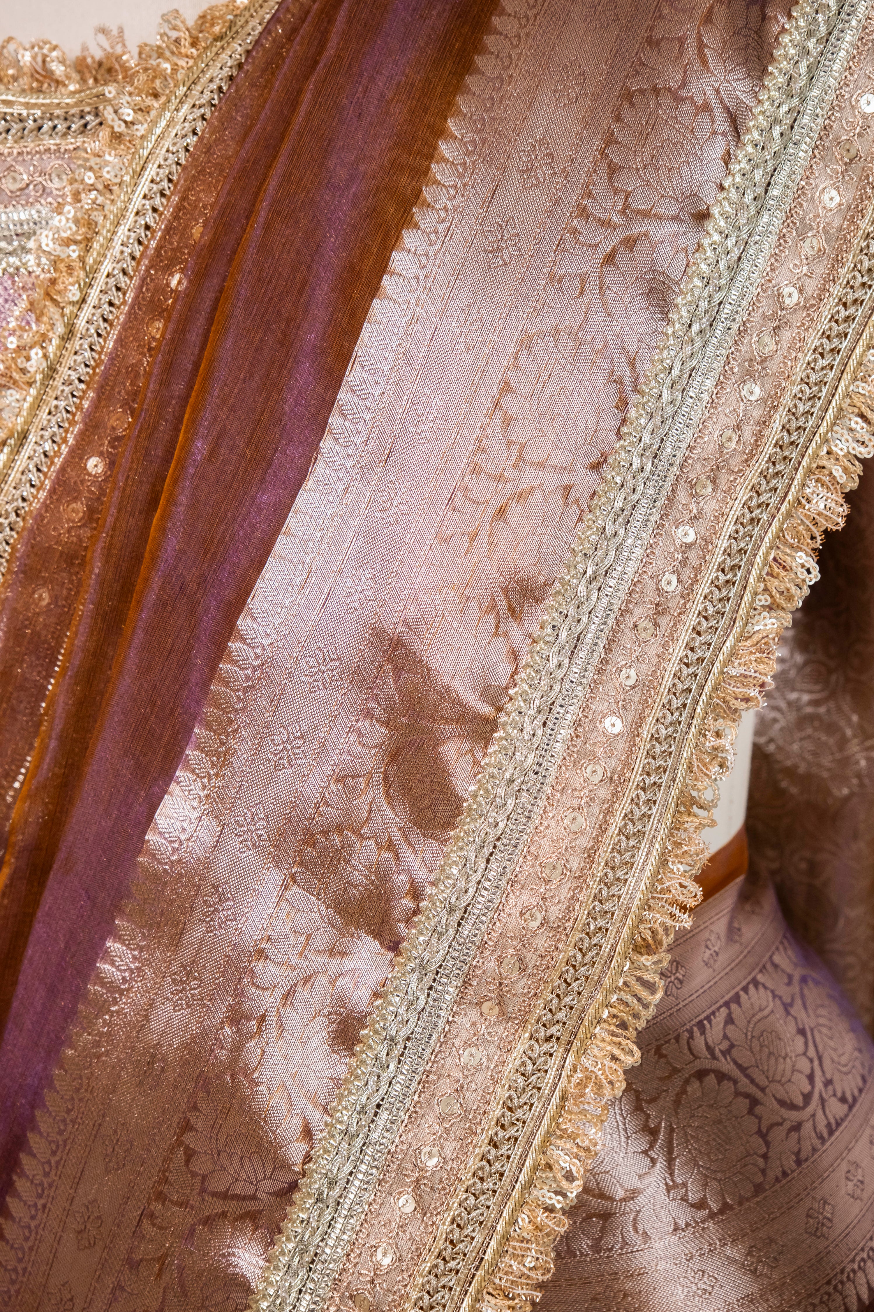 Banarasi Handloom Tissue Silk Saree - ATIS0404