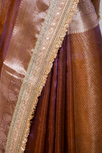 Banarasi Handloom Tissue Silk Saree - ATIS0404