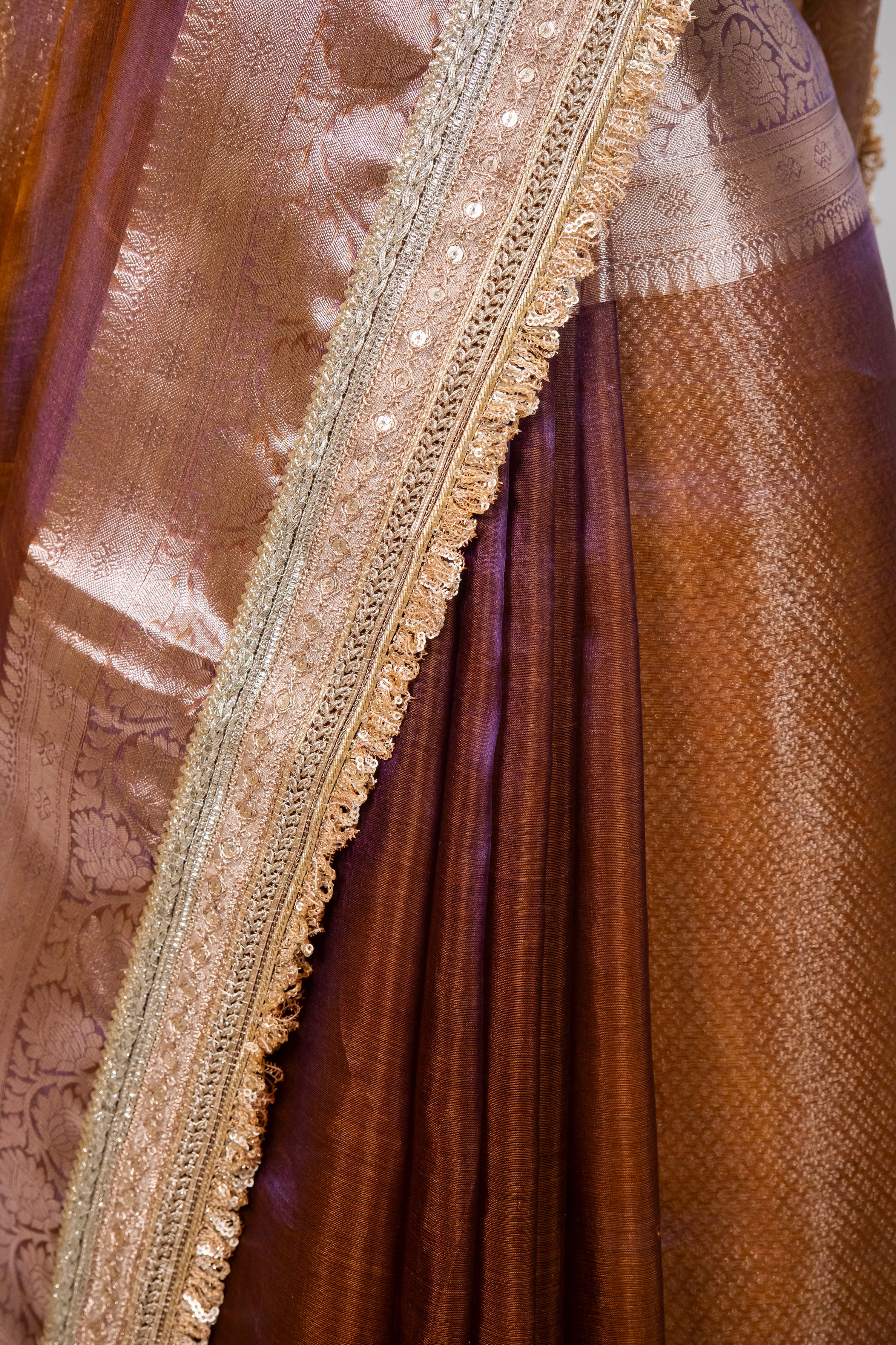 Banarasi Handloom Tissue Silk Saree - ATIS0404