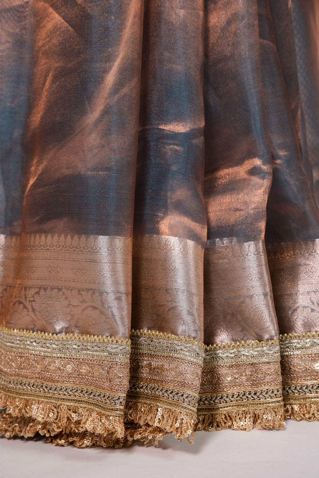 Banarasi Handloom Tissue Silk Saree - ATIS0505