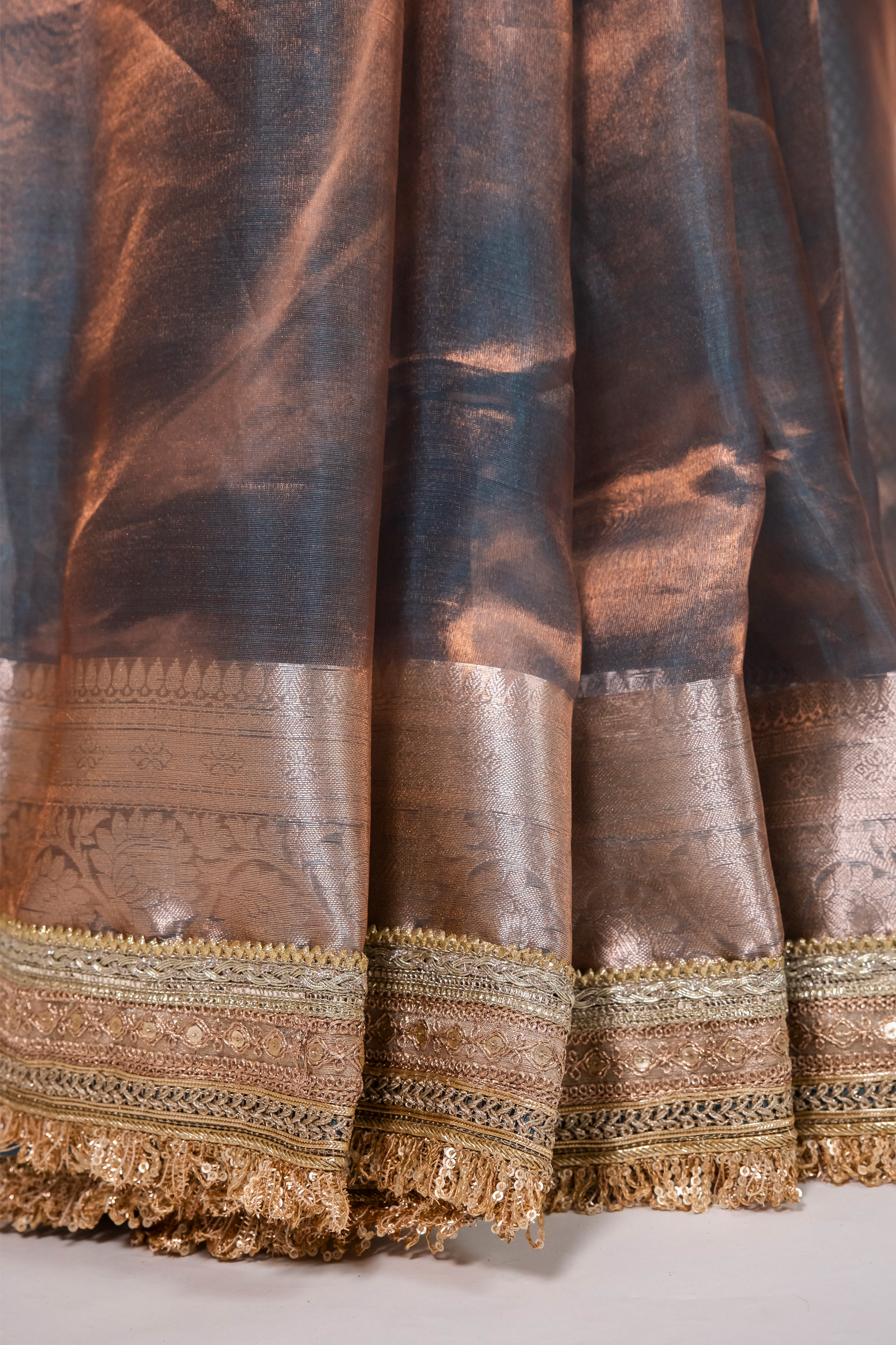 Banarasi Handloom Tissue Silk Saree - ATIS0505